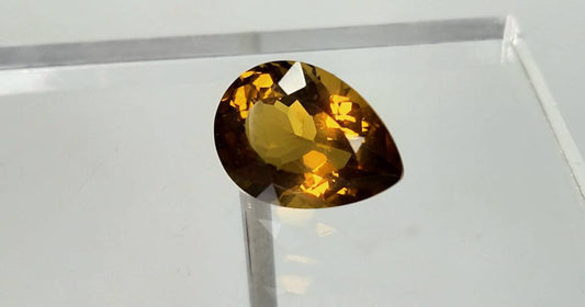 ARSAA GEMS AND MINERALSNatural top quality faceted ring size citrine pear shape gem - Premium  from ARSAA GEMS AND MINERALS - Just $25.00! Shop now at ARSAA GEMS AND MINERALS