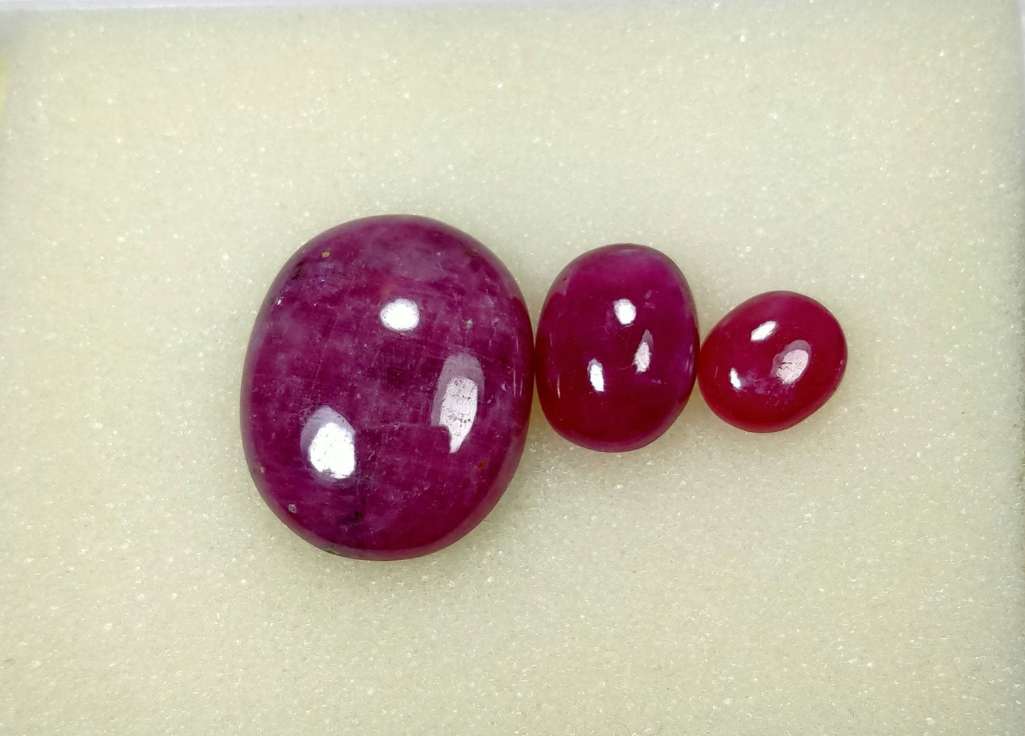 ARSAA GEMS AND MINERALSNatural good quality beautiful cabochons of Ruby with glass filled treated - Premium  from ARSAA GEMS AND MINERALS - Just $50.00! Shop now at ARSAA GEMS AND MINERALS