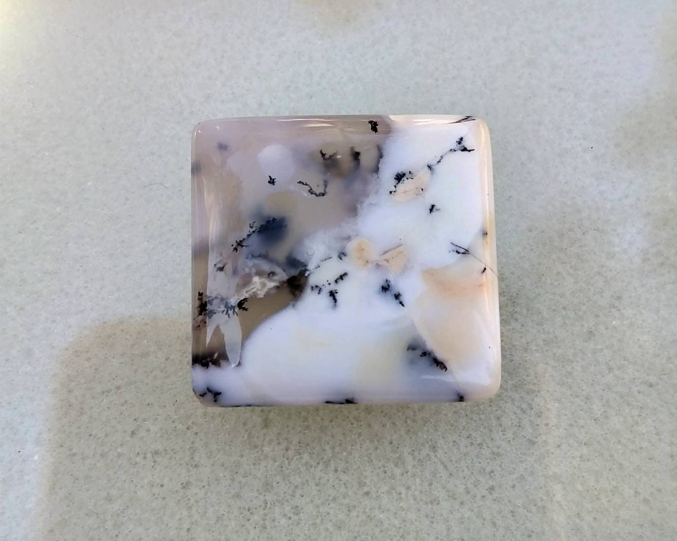 ARSAA GEMS AND MINERALSNatural top quality beautiful square shape dendritic opal cabochon - Premium  from ARSAA GEMS AND MINERALS - Just $15.00! Shop now at ARSAA GEMS AND MINERALS