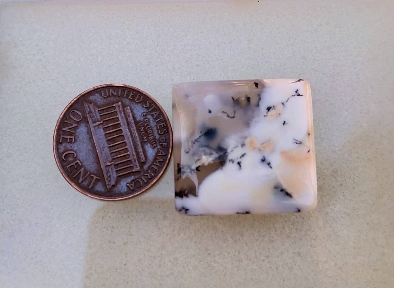 ARSAA GEMS AND MINERALSNatural top quality beautiful square shape dendritic opal cabochon - Premium  from ARSAA GEMS AND MINERALS - Just $15.00! Shop now at ARSAA GEMS AND MINERALS