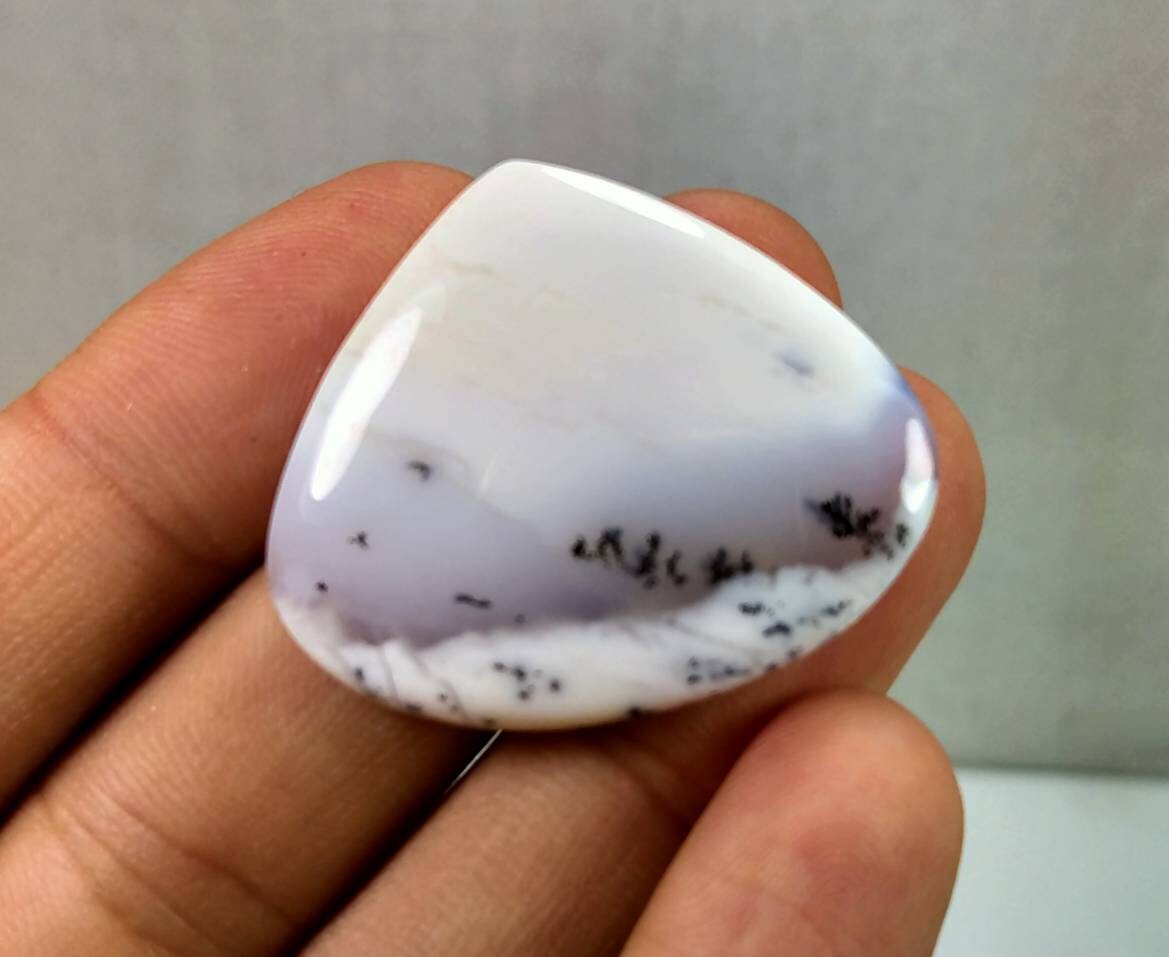 ARSAA GEMS AND MINERALSNatural top quality beautiful pear shape dendritic opal cabochon - Premium  from ARSAA GEMS AND MINERALS - Just $12.00! Shop now at ARSAA GEMS AND MINERALS