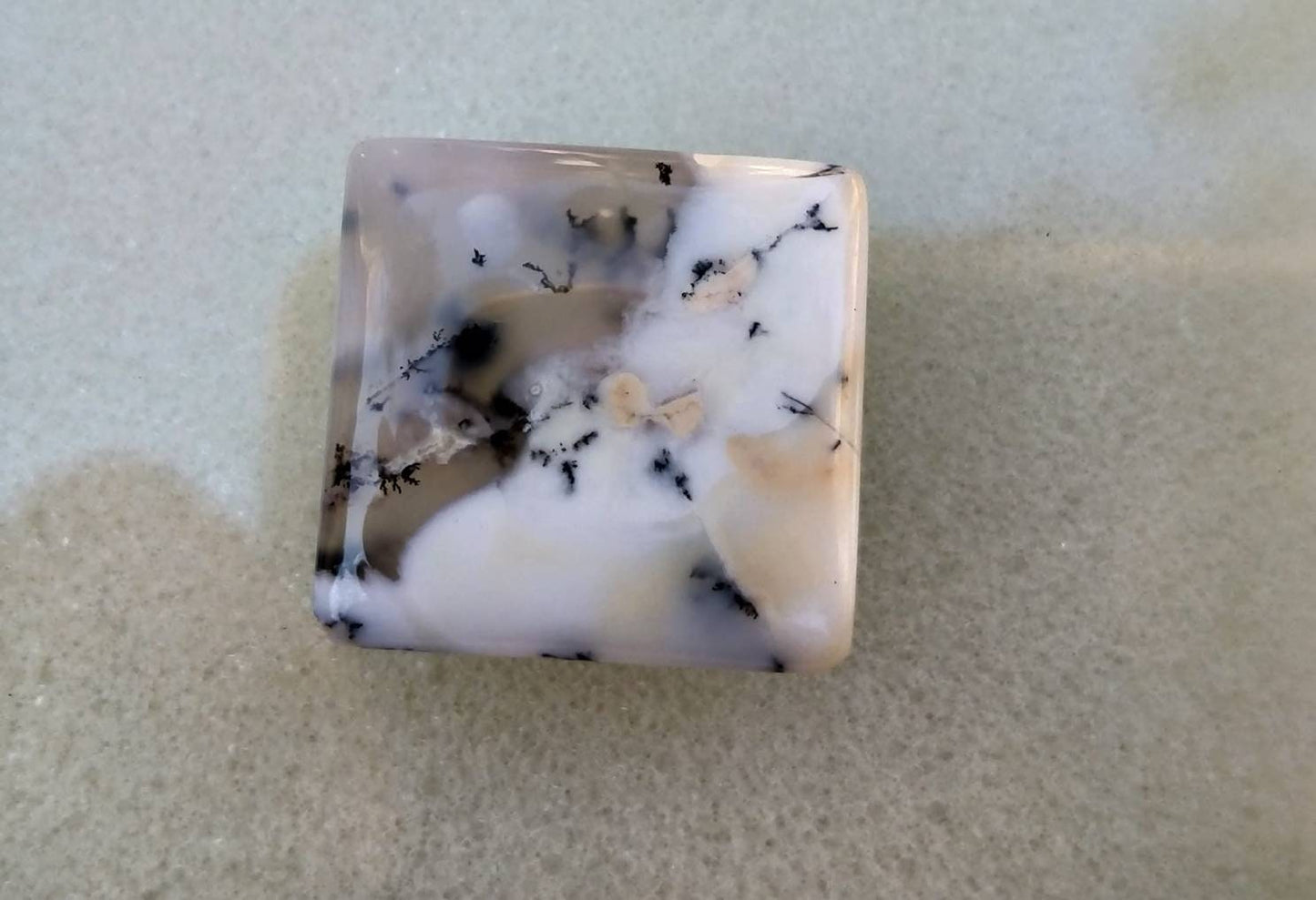 ARSAA GEMS AND MINERALSNatural top quality beautiful square shape dendritic opal cabochon - Premium  from ARSAA GEMS AND MINERALS - Just $15.00! Shop now at ARSAA GEMS AND MINERALS