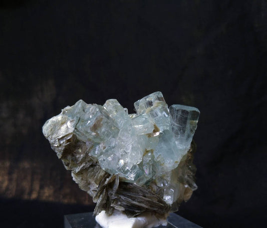 ARSAA GEMS AND MINERALSNatural top quality beautiful 92 grams aquamarine with moscovite terminated cluster - Premium  from ARSAA GEMS AND MINERALS - Just $130.00! Shop now at ARSAA GEMS AND MINERALS