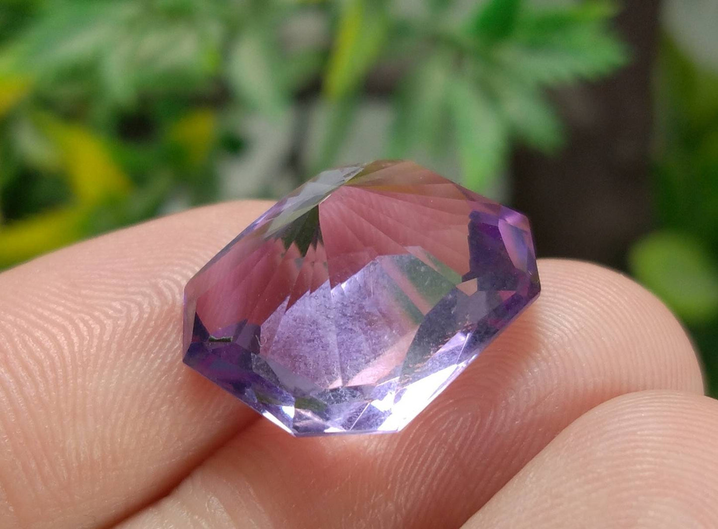 ARSAA GEMS AND MINERALSNatural top quality beautiful 16 carats cushion shape faceted eye clean clarity amethyst gem - Premium  from ARSAA GEMS AND MINERALS - Just $22.00! Shop now at ARSAA GEMS AND MINERALS