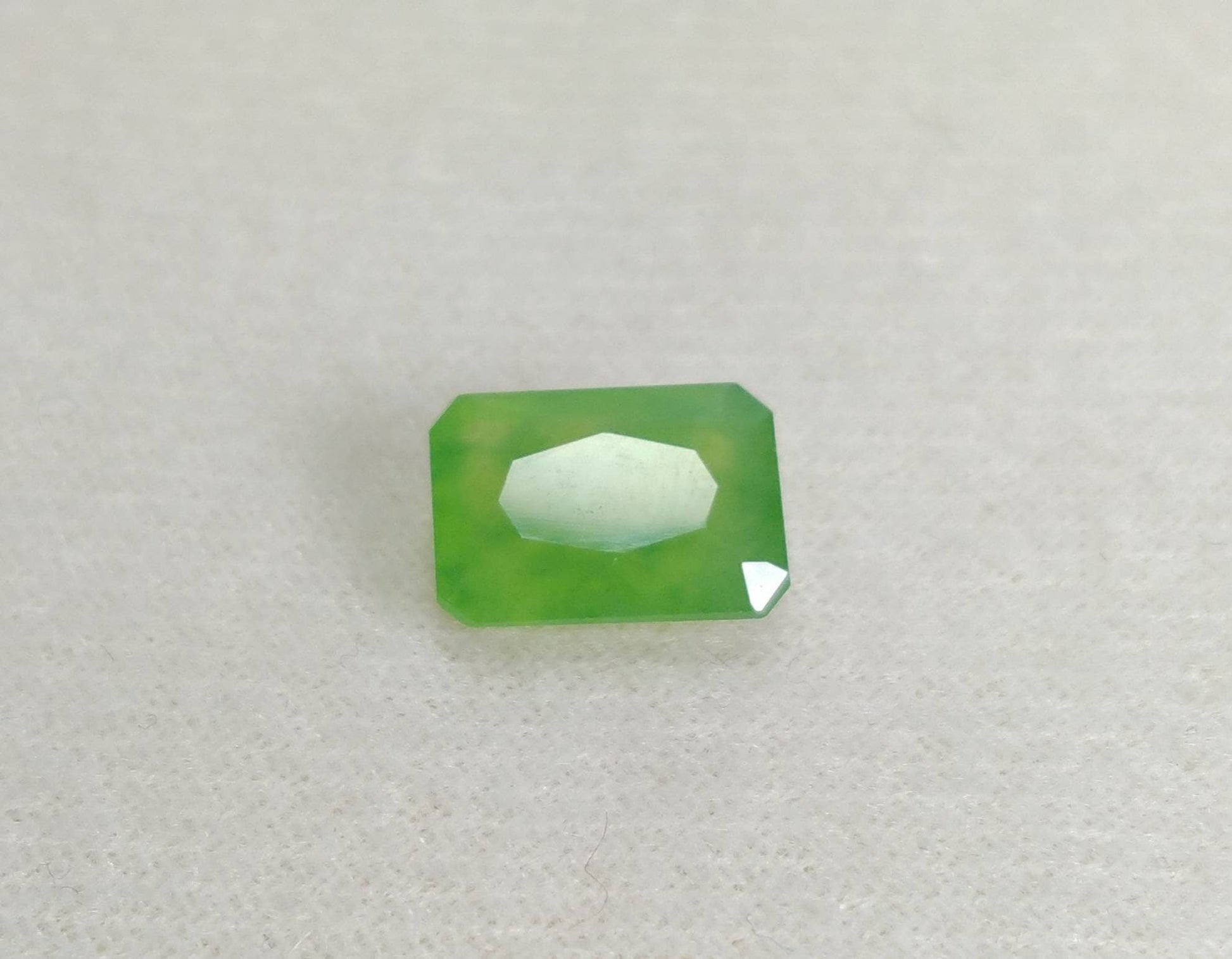 ARSAA GEMS AND MINERALSNatural top quality beautiful 4.5 carats green radiant cut shape Faceted hydrograssular garnet gem - Premium  from ARSAA GEMS AND MINERALS - Just $10.00! Shop now at ARSAA GEMS AND MINERALS