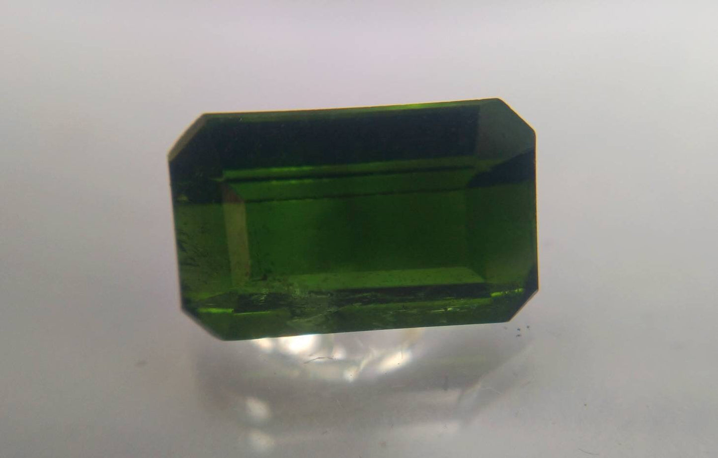 ARSAA GEMS AND MINERALSNatural top quality beautiful 3.5 carat vv clarity faceted radiant shape green Tourmaline gem - Premium  from ARSAA GEMS AND MINERALS - Just $35.00! Shop now at ARSAA GEMS AND MINERALS