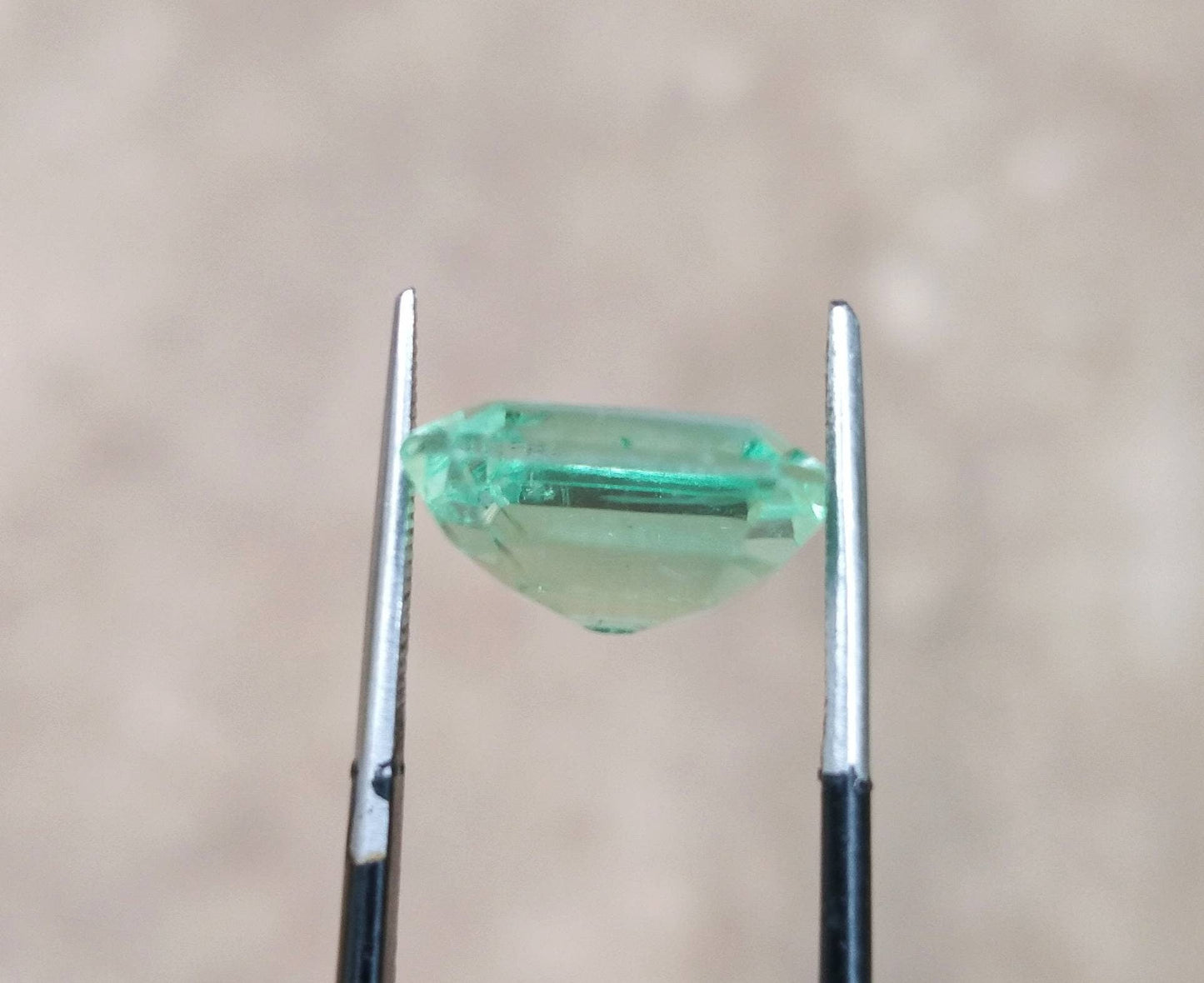 ARSAA GEMS AND MINERALSNatural top quality beautiful 9.5 carats VV clarity faceted radiant shape green fluorite gem - Premium  from ARSAA GEMS AND MINERALS - Just $20.00! Shop now at ARSAA GEMS AND MINERALS