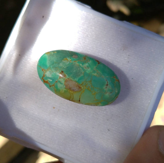 ARSAA GEMS AND MINERALSNatural fine quality beautiful 37 carats oval shape untreated unheated green turquoise cabochon - Premium  from ARSAA GEMS AND MINERALS - Just $37.00! Shop now at ARSAA GEMS AND MINERALS