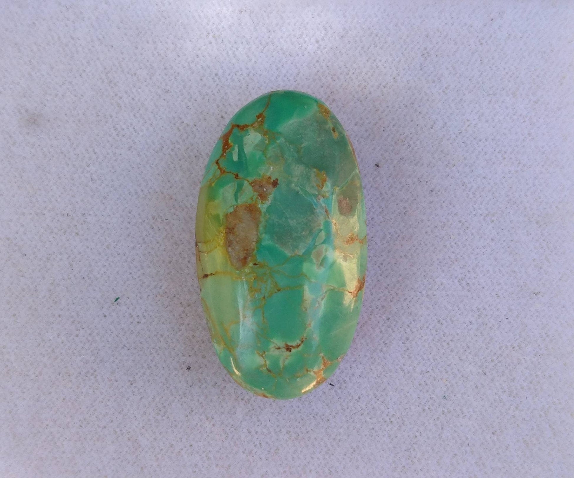 ARSAA GEMS AND MINERALSNatural fine quality beautiful 37 carats oval shape untreated unheated green turquoise cabochon - Premium  from ARSAA GEMS AND MINERALS - Just $37.00! Shop now at ARSAA GEMS AND MINERALS