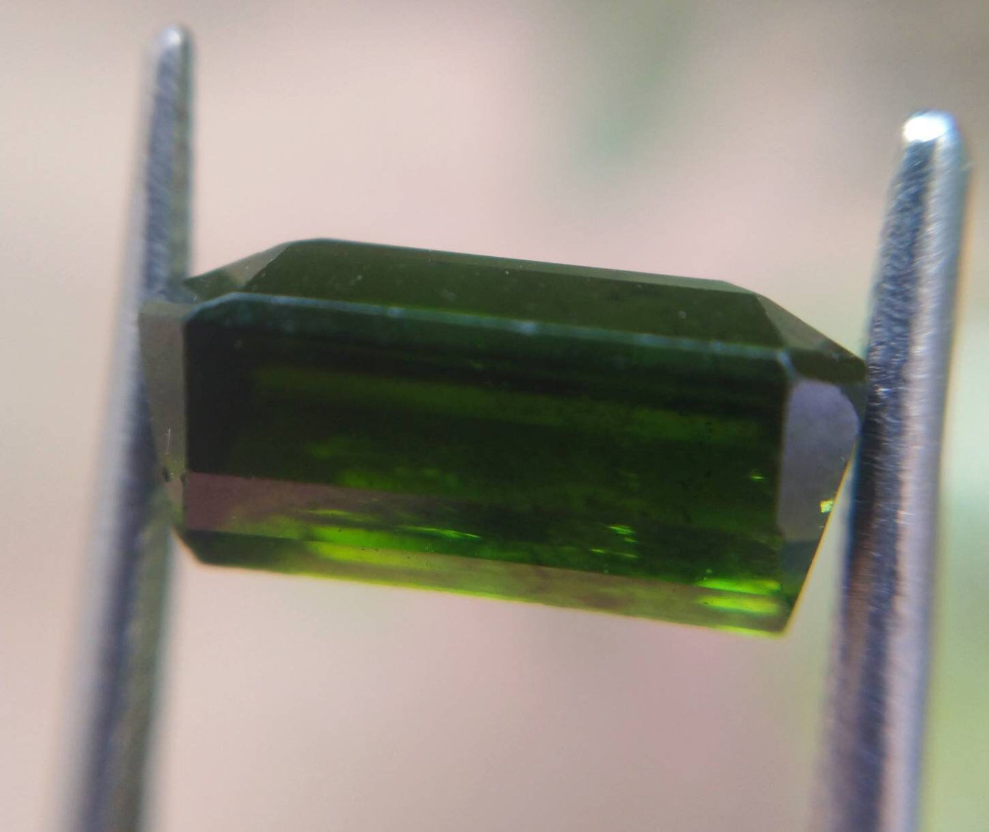 ARSAA GEMS AND MINERALSNatural top quality beautiful 3.5 carat vv clarity faceted radiant shape green Tourmaline gem - Premium  from ARSAA GEMS AND MINERALS - Just $35.00! Shop now at ARSAA GEMS AND MINERALS