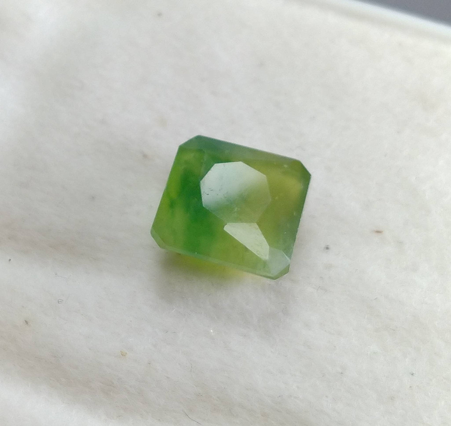 ARSAA GEMS AND MINERALSNatural fine quality beautiful 8.5 carats green radiant cut shape Faceted hydrograssular garnet gem - Premium  from ARSAA GEMS AND MINERALS - Just $25.00! Shop now at ARSAA GEMS AND MINERALS