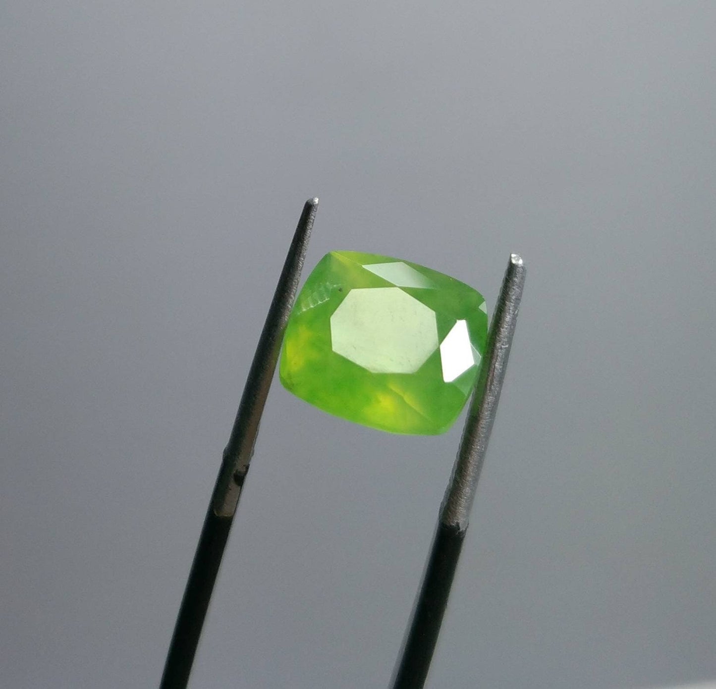 ARSAA GEMS AND MINERALSNatural fine quality beautiful 4.5 carats green radiant cut shape Faceted hydrograssular garnet gem - Premium  from ARSAA GEMS AND MINERALS - Just $13.00! Shop now at ARSAA GEMS AND MINERALS