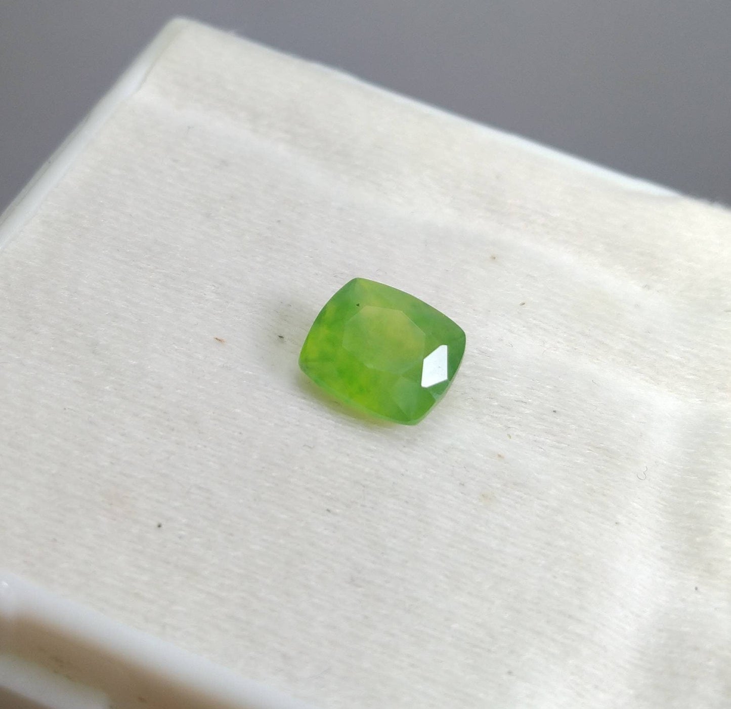 ARSAA GEMS AND MINERALSNatural fine quality beautiful 4.5 carats green radiant cut shape Faceted hydrograssular garnet gem - Premium  from ARSAA GEMS AND MINERALS - Just $13.00! Shop now at ARSAA GEMS AND MINERALS