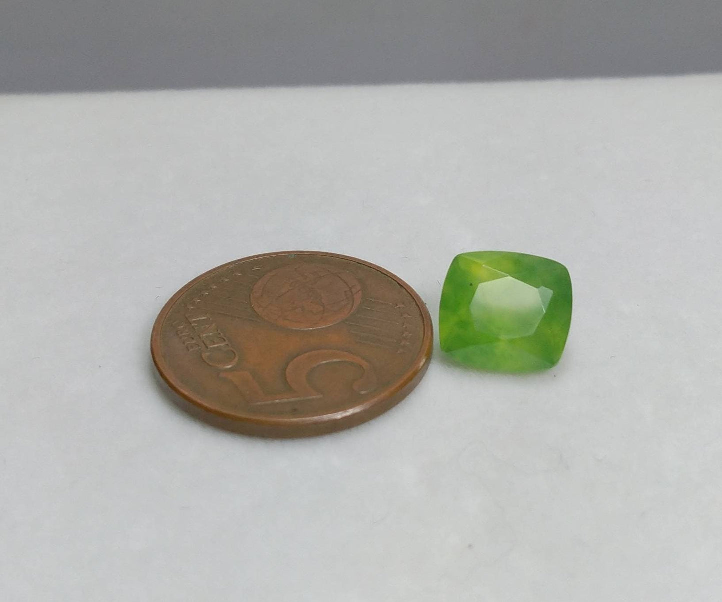 ARSAA GEMS AND MINERALSNatural fine quality beautiful 4.5 carats green radiant cut shape Faceted hydrograssular garnet gem - Premium  from ARSAA GEMS AND MINERALS - Just $13.00! Shop now at ARSAA GEMS AND MINERALS