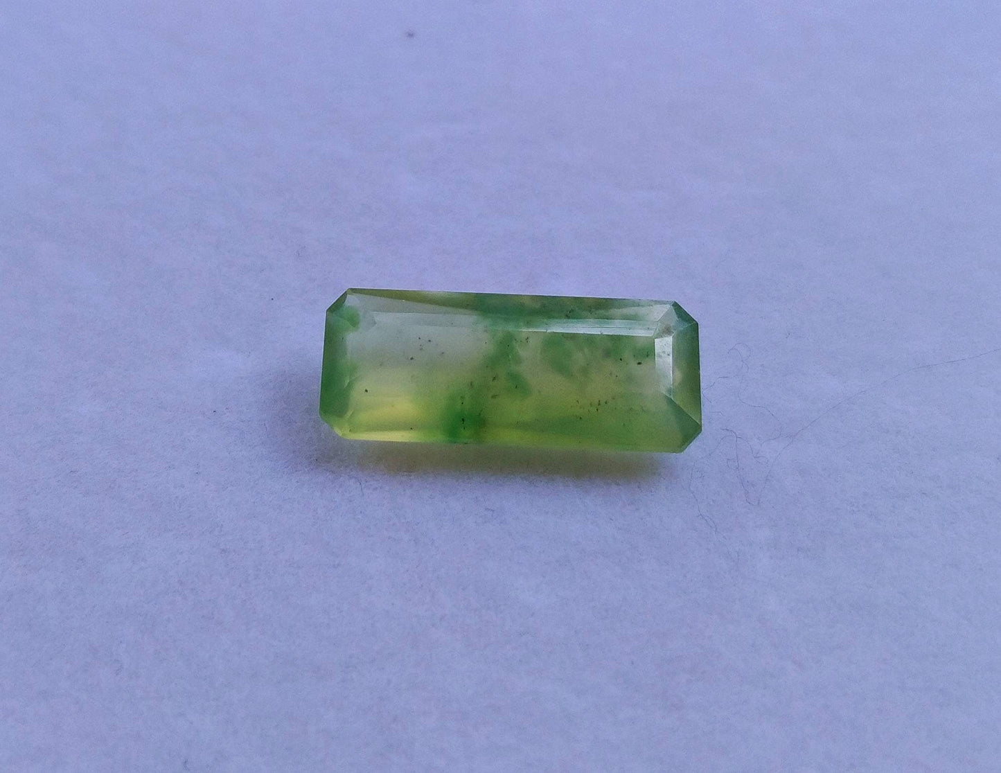 ARSAA GEMS AND MINERALSNatural fine quality beautiful 6 carats radiant shape faceted green hydrograssular garnet gem - Premium  from ARSAA GEMS AND MINERALS - Just $18.00! Shop now at ARSAA GEMS AND MINERALS