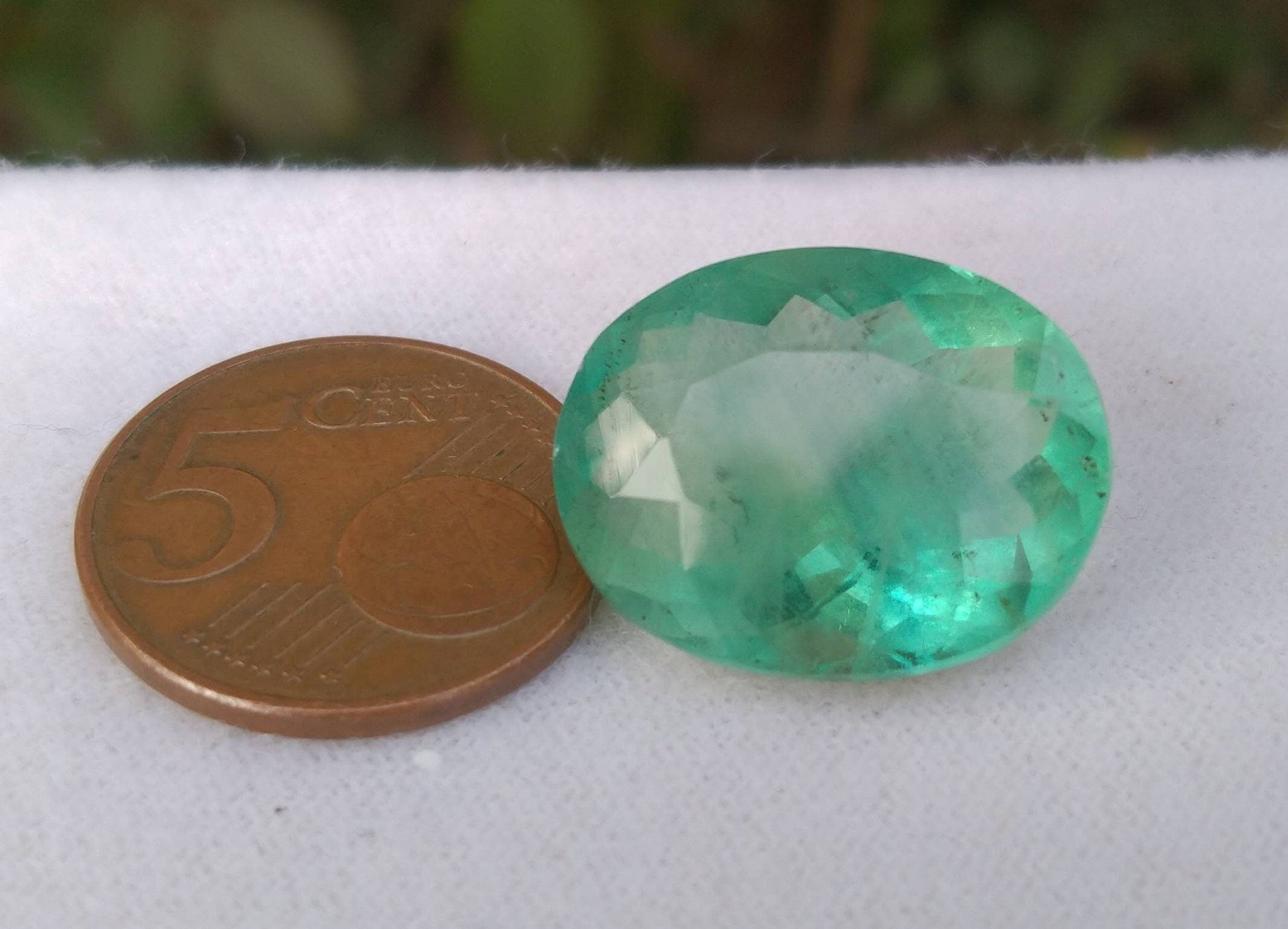 ARSAA GEMS AND MINERALSNatural fine quality beautiful 28 carats VV clarity faceted oval shape green fluorite gem - Premium  from ARSAA GEMS AND MINERALS - Just $55.00! Shop now at ARSAA GEMS AND MINERALS