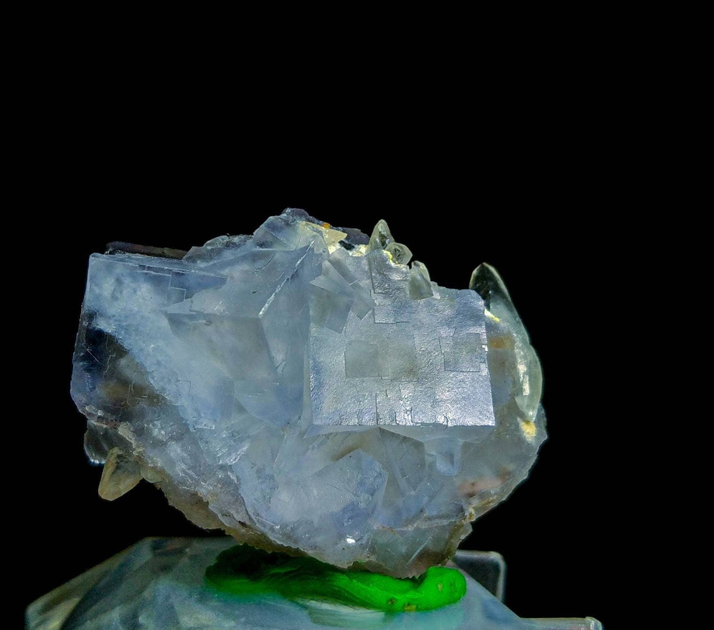 ARSAA GEMS AND MINERALSNatural fine quality aesthetic specimen of perfectly cubic Fluorite with dogtooth calcite - Premium  from ARSAA GEMS AND MINERALS - Just $20.00! Shop now at ARSAA GEMS AND MINERALS