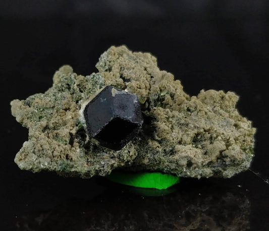 ARSAA GEMS AND MINERALSNatural good quality beautiful 7 grams andradite garnet crystal on matrix - Premium  from ARSAA GEMS AND MINERALS - Just $15.00! Shop now at ARSAA GEMS AND MINERALS