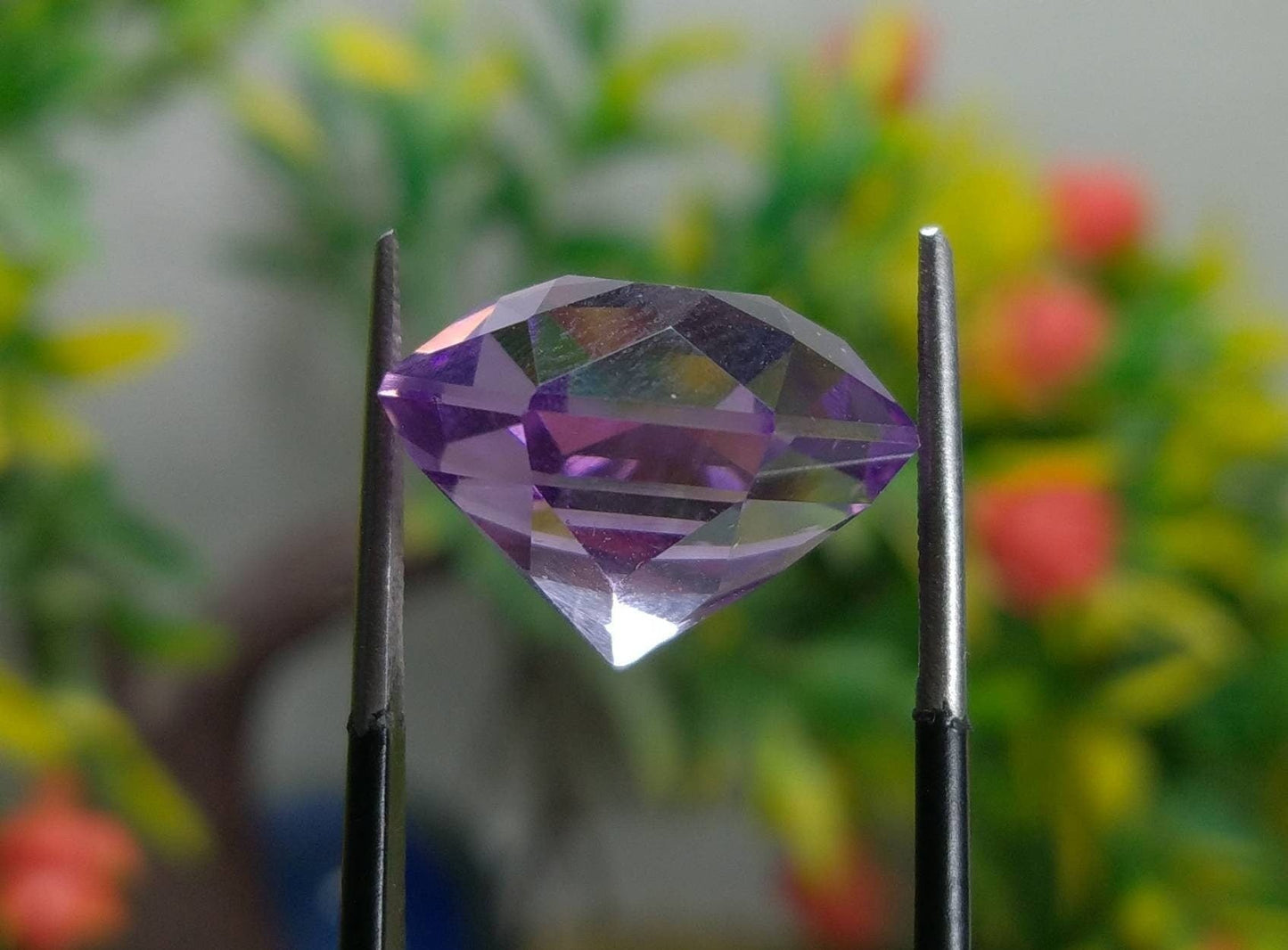 ARSAA GEMS AND MINERALSNatural top quality beautiful 15 carats eyeclartiy clean faceted cushion shape amethyst gem - Premium  from ARSAA GEMS AND MINERALS - Just $25.00! Shop now at ARSAA GEMS AND MINERALS