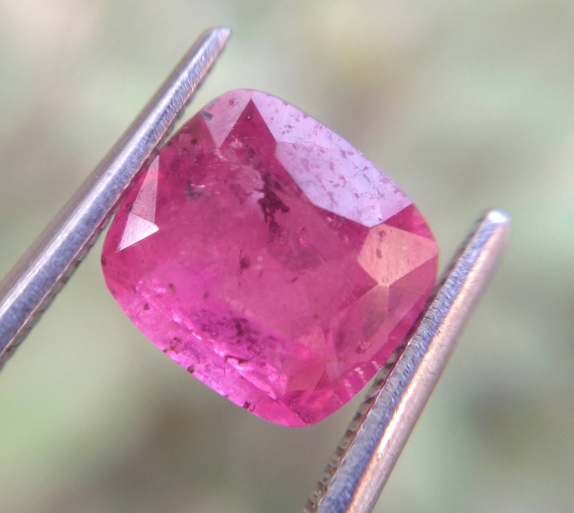 ARSAA GEMS AND MINERALSNatural top quality beautiful 2.5 carats SI clarity faceted radiant shape rubellite Tourmaline gem - Premium  from ARSAA GEMS AND MINERALS - Just $25.00! Shop now at ARSAA GEMS AND MINERALS