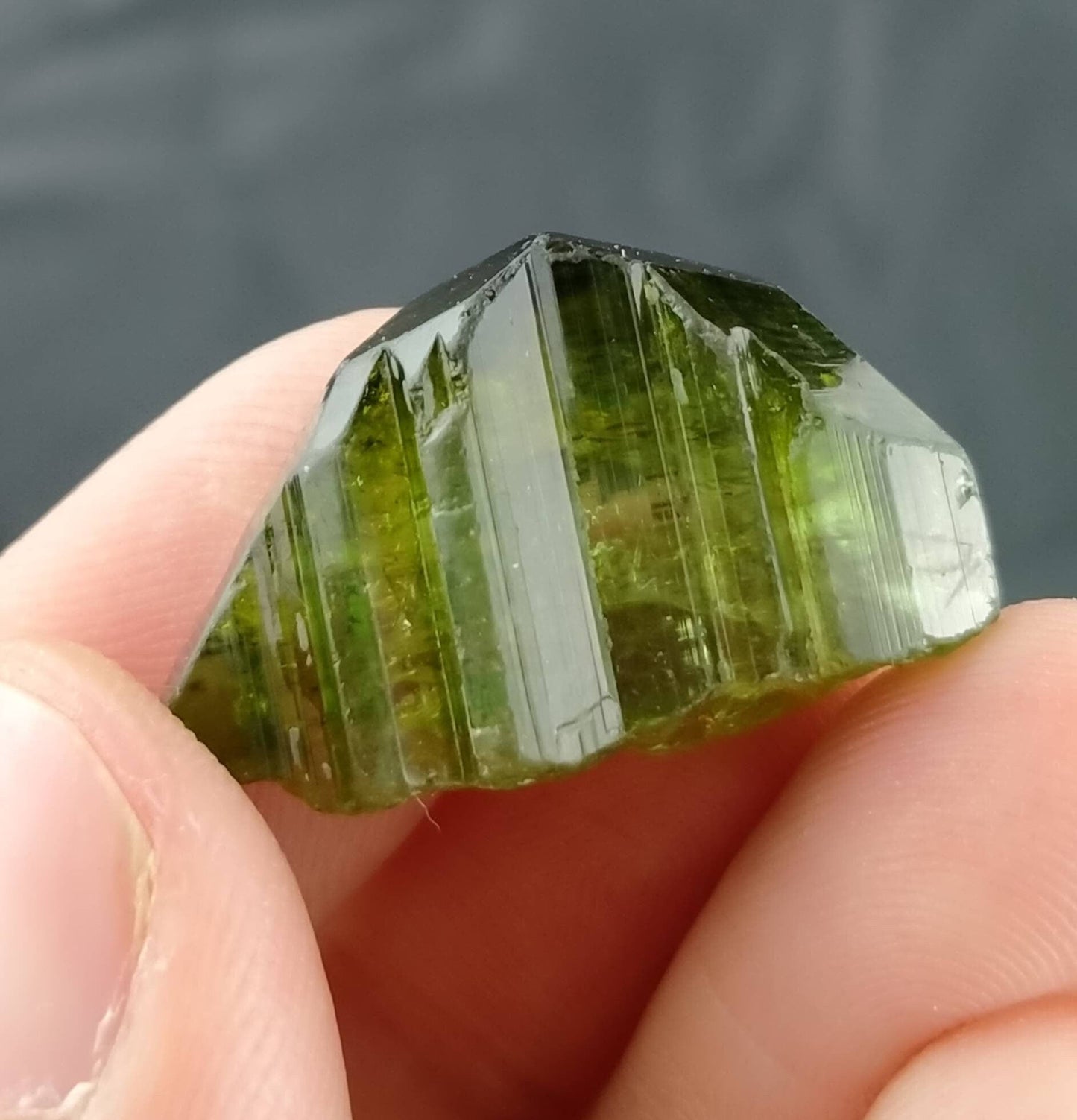 ARSAA GEMS AND MINERALSGreen terminated tourmaline crystal 6.9 grams weight from Africa - Premium  from ARSAA GEMS AND MINERALS - Just $110.00! Shop now at ARSAA GEMS AND MINERALS