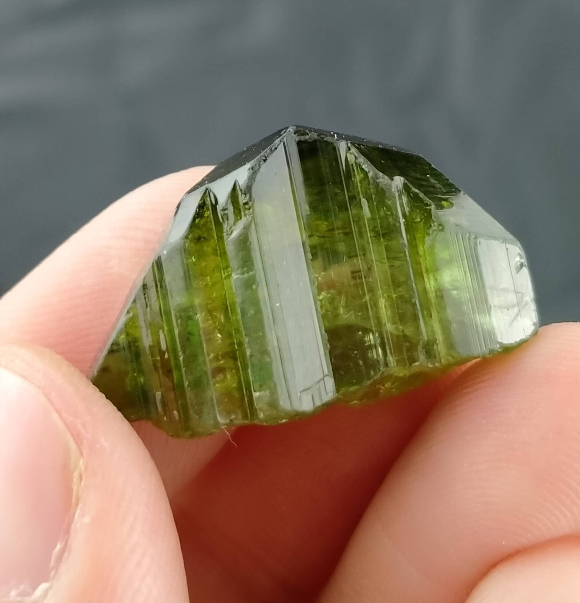 ARSAA GEMS AND MINERALSGreen terminated tourmaline crystal 6.9 grams weight from Africa - Premium  from ARSAA GEMS AND MINERALS - Just $110.00! Shop now at ARSAA GEMS AND MINERALS