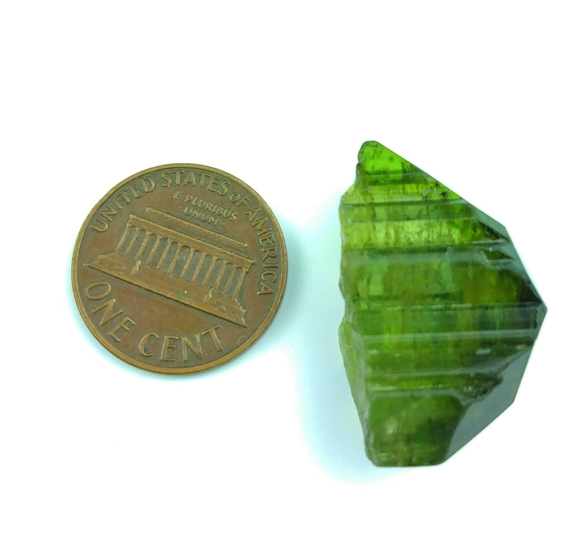 ARSAA GEMS AND MINERALSGreen terminated tourmaline crystal 6.9 grams weight from Africa - Premium  from ARSAA GEMS AND MINERALS - Just $110.00! Shop now at ARSAA GEMS AND MINERALS