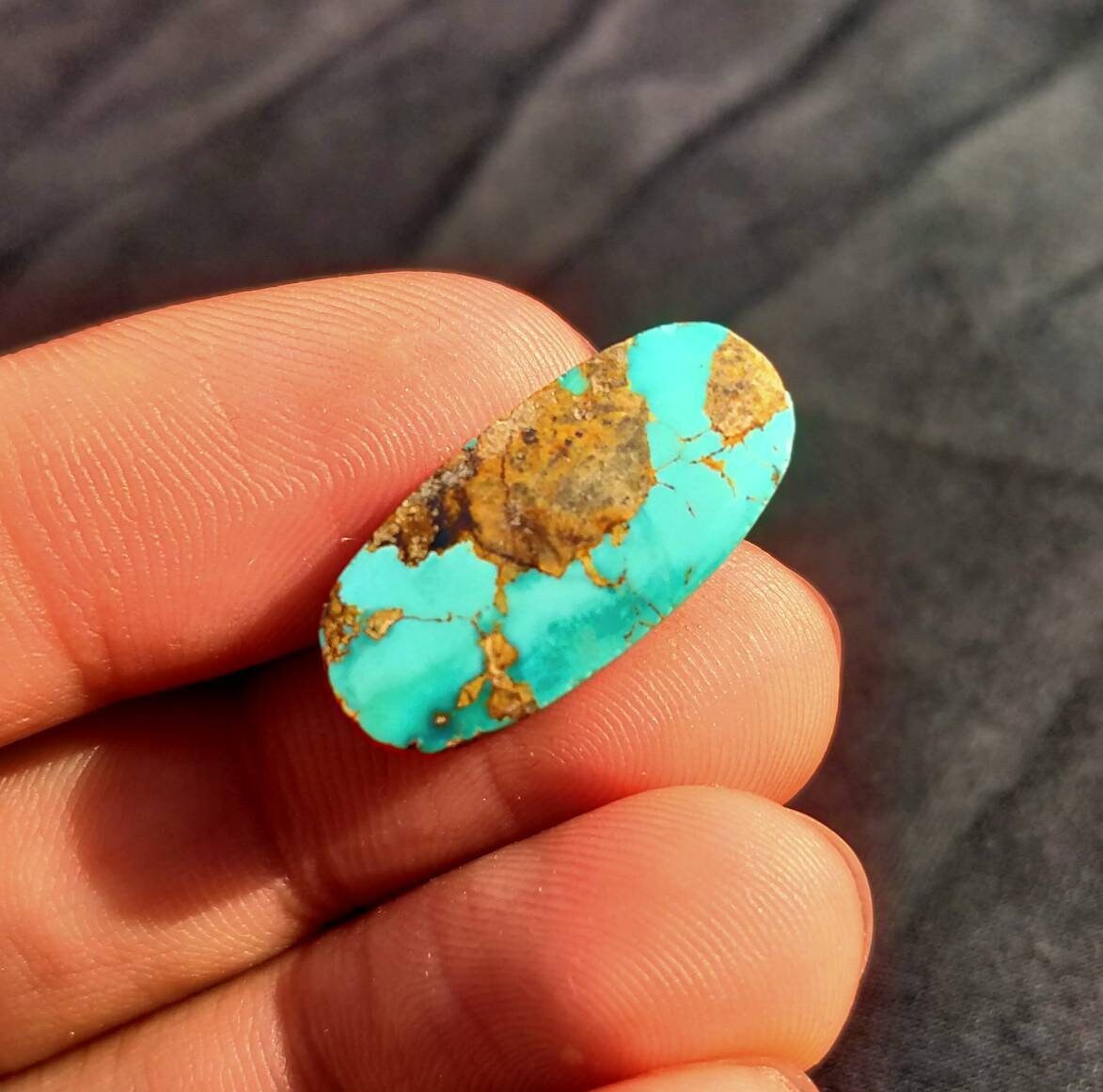 ARSAA GEMS AND MINERALSNatural good quality beautiful 14.5 grams turquoise cabochons - Premium  from ARSAA GEMS AND MINERALS - Just $70.00! Shop now at ARSAA GEMS AND MINERALS