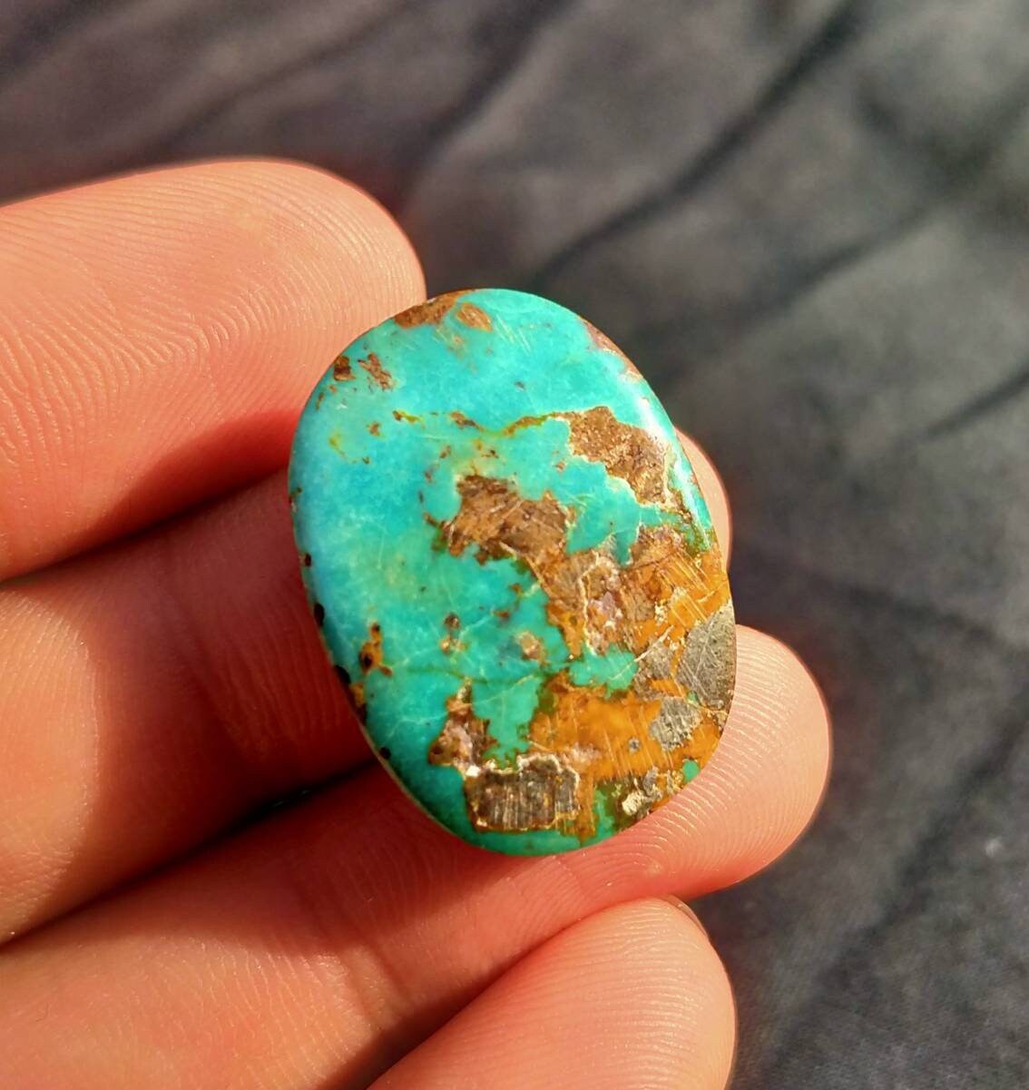 ARSAA GEMS AND MINERALSNatural good quality beautiful 14.5 grams turquoise cabochons - Premium  from ARSAA GEMS AND MINERALS - Just $70.00! Shop now at ARSAA GEMS AND MINERALS