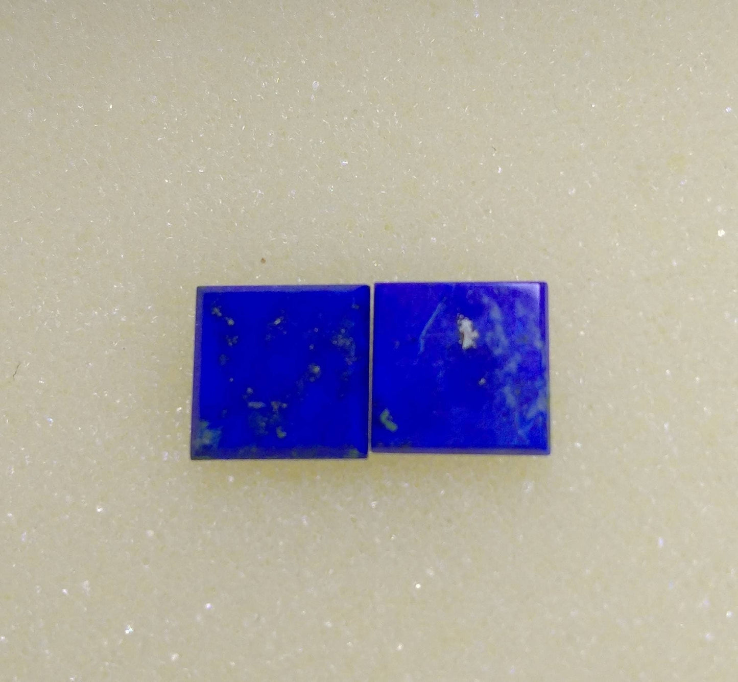 ARSAA GEMS AND MINERALSNatural fine quality beautiful 5.5 carats pair of square shape lapis lazuli cabochons - Premium  from ARSAA GEMS AND MINERALS - Just $12.00! Shop now at ARSAA GEMS AND MINERALS