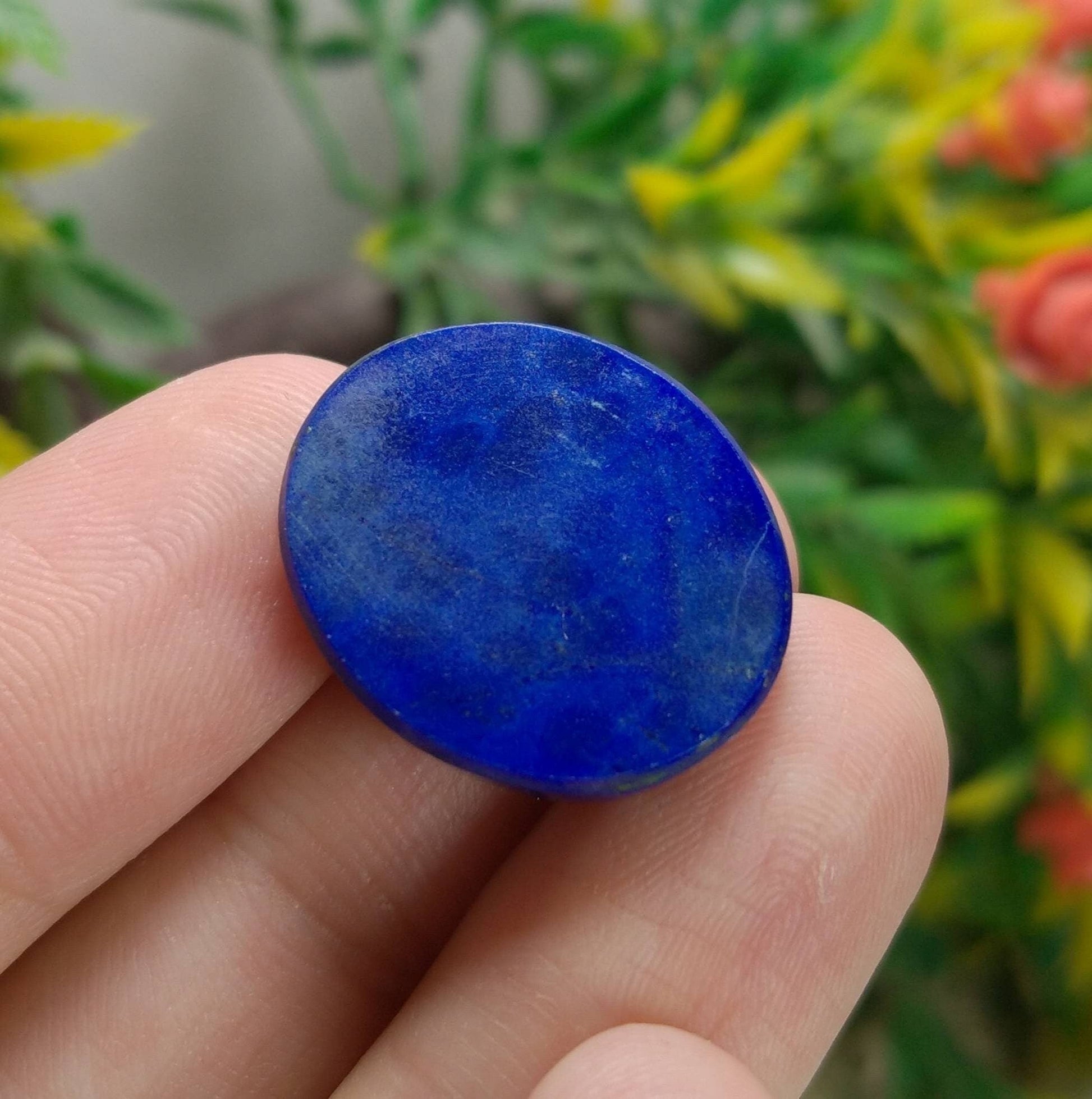 ARSAA GEMS AND MINERALSNatural fine quality beautiful oval shape lapis lazuli cabochon - Premium  from ARSAA GEMS AND MINERALS - Just $15.00! Shop now at ARSAA GEMS AND MINERALS