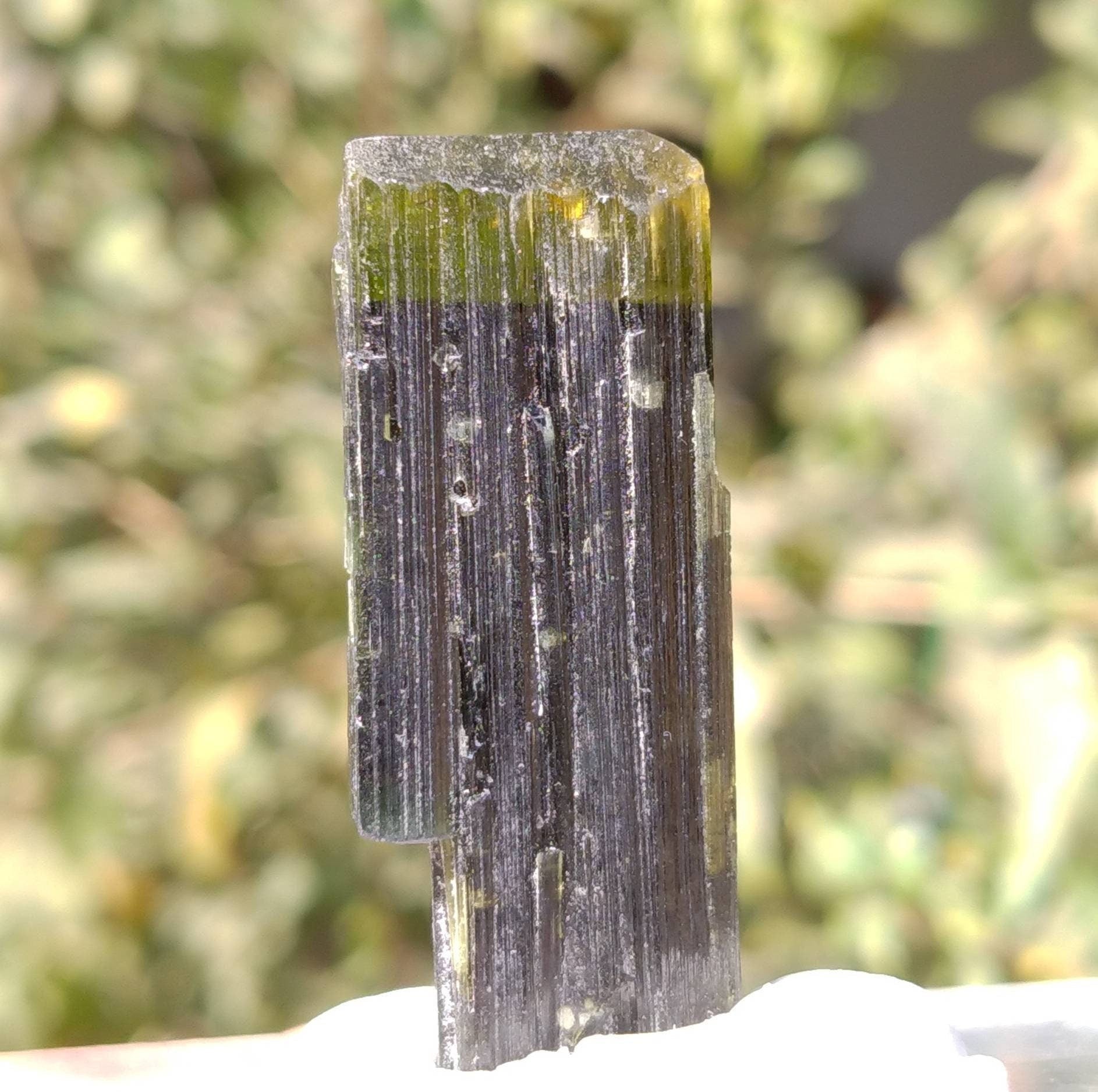 ARSAA GEMS AND MINERALSNatural top quality beautiful 14 grams terminated green cap Tourmaline crystal - Premium  from ARSAA GEMS AND MINERALS - Just $65.00! Shop now at ARSAA GEMS AND MINERALS