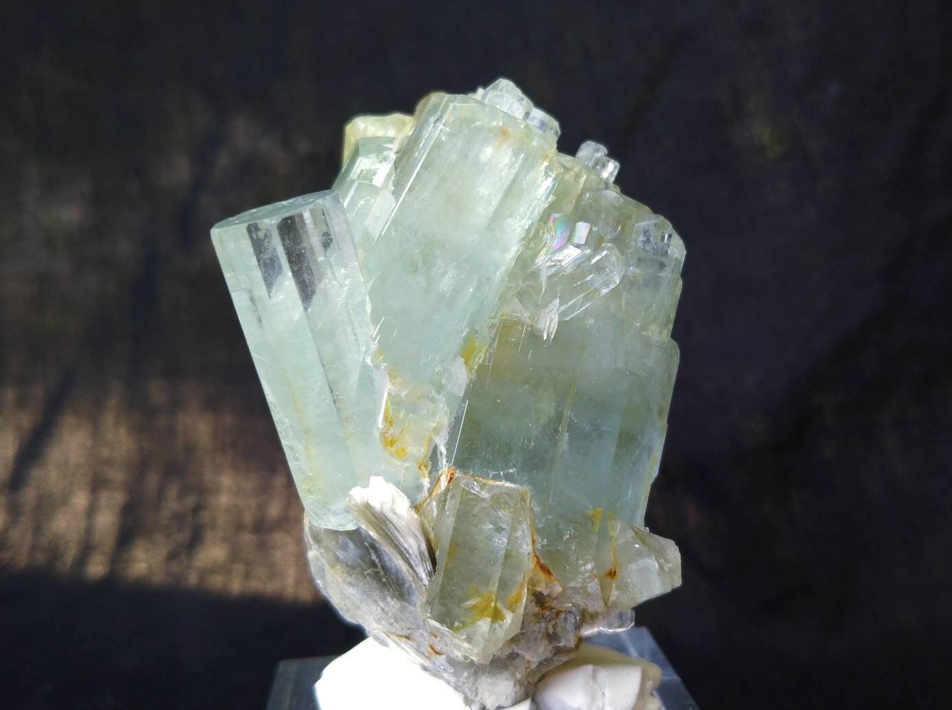 ARSAA GEMS AND MINERALSNatural top quality 118 grams beautiful aquamarine with moscovite cluster terminated - Premium  from ARSAA GEMS AND MINERALS - Just $150.00! Shop now at ARSAA GEMS AND MINERALS