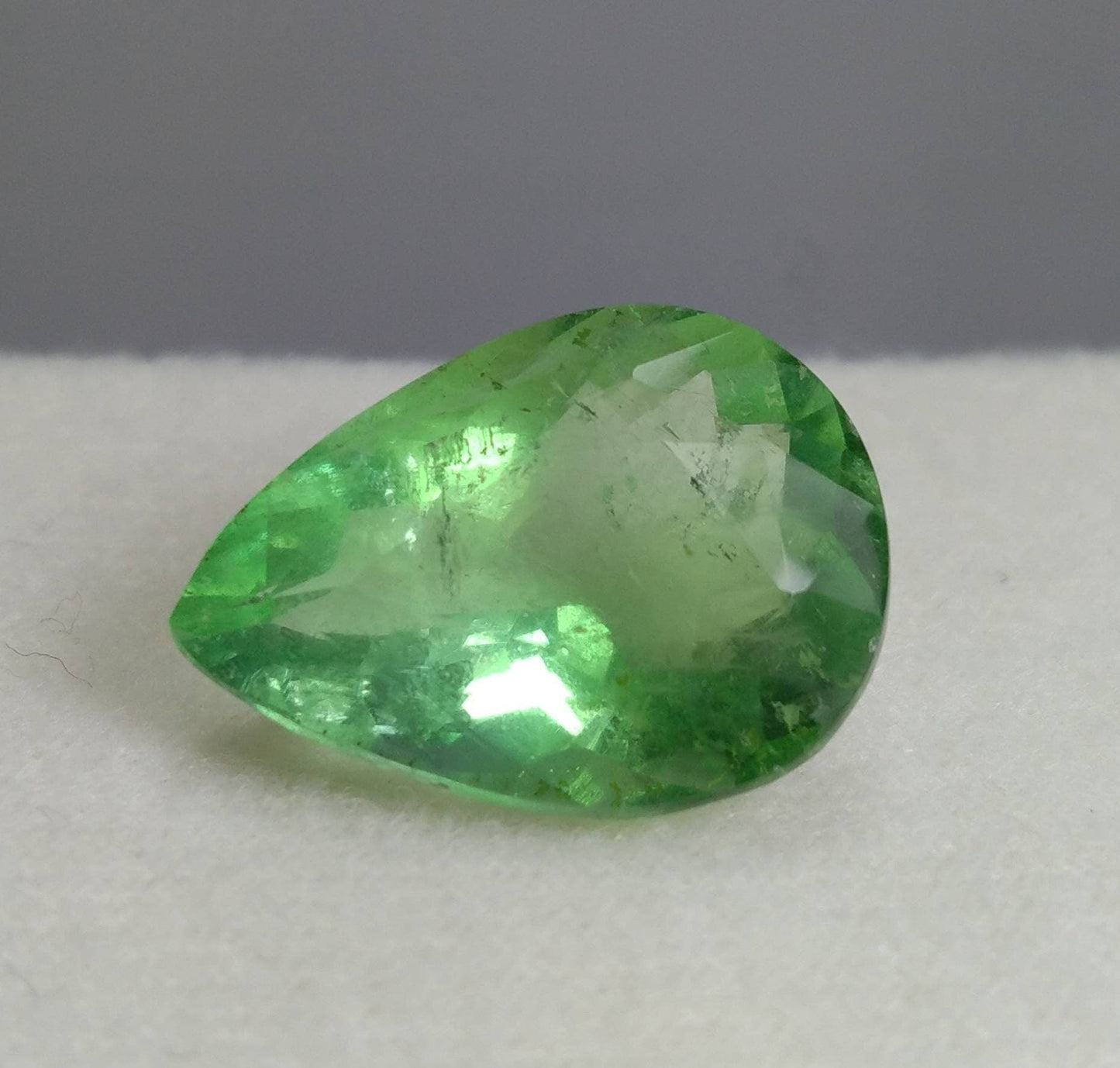 ARSAA GEMS AND MINERALSNatural aesthetic Beautiful 26 carats green fluorite faceted pear shape gem - Premium  from ARSAA GEMS AND MINERALS - Just $52.00! Shop now at ARSAA GEMS AND MINERALS