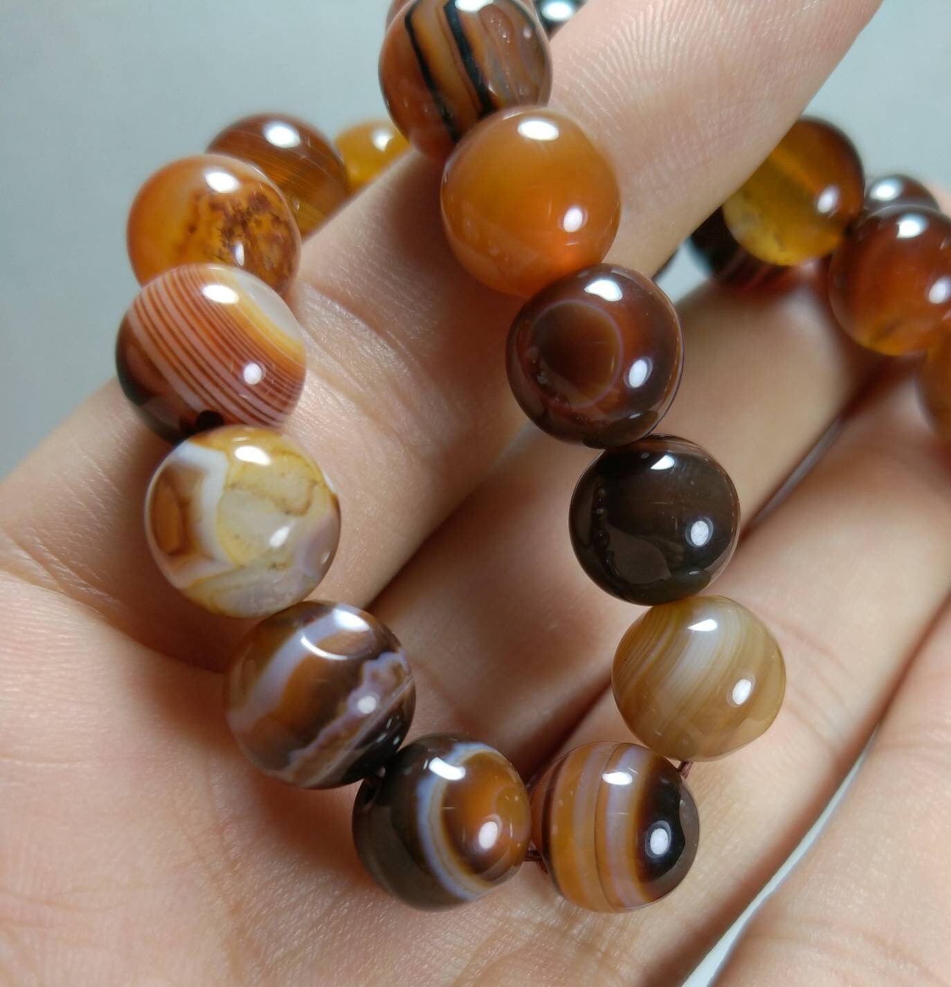 ARSAA GEMS AND MINERALSNatural top quality beautiful amazing strand of agate beads - Premium  from ARSAA GEMS AND MINERALS - Just $15.00! Shop now at ARSAA GEMS AND MINERALS
