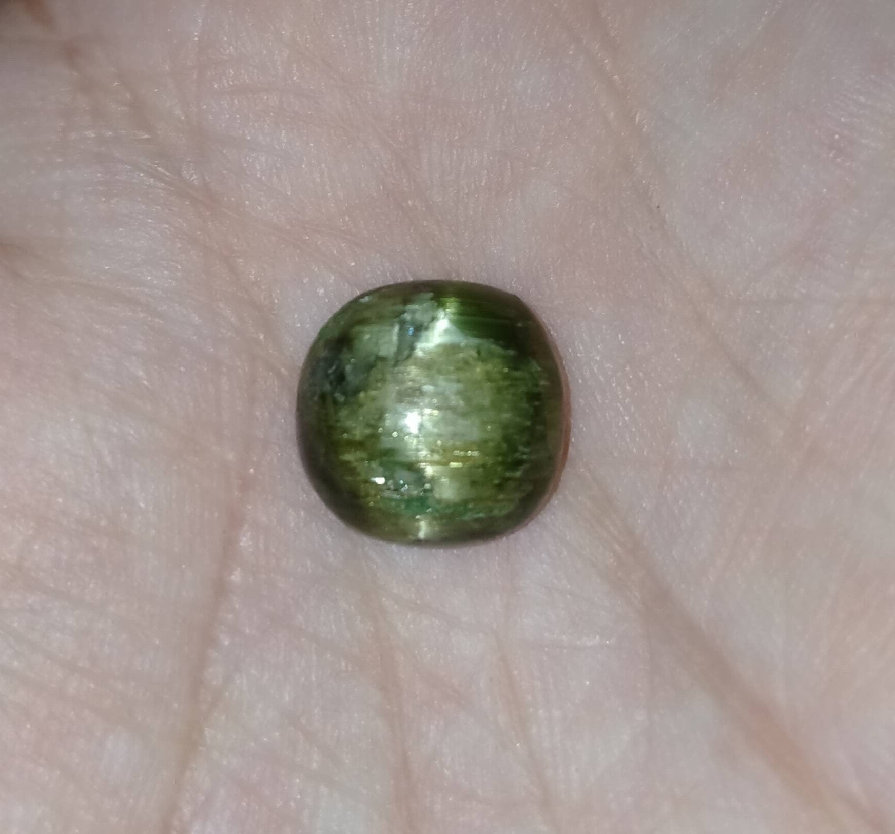 ARSAA GEMS AND MINERALSNatural top quality beautiful 8 carats cats eye tourmaline cabochon - Premium  from ARSAA GEMS AND MINERALS - Just $25.00! Shop now at ARSAA GEMS AND MINERALS