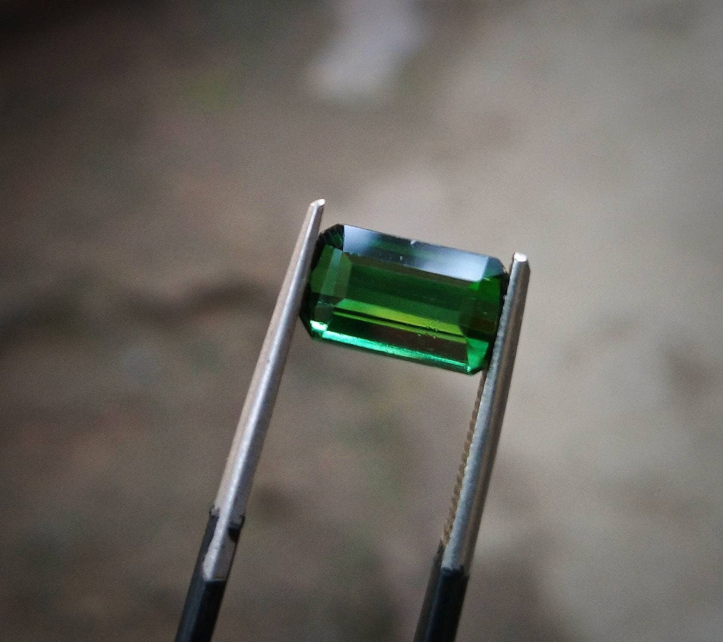 ARSAA GEMS AND MINERALSNatural top quality beautiful 2.5 carats clear green faceted radiant shape Tourmaline gem - Premium  from ARSAA GEMS AND MINERALS - Just $50.00! Shop now at ARSAA GEMS AND MINERALS