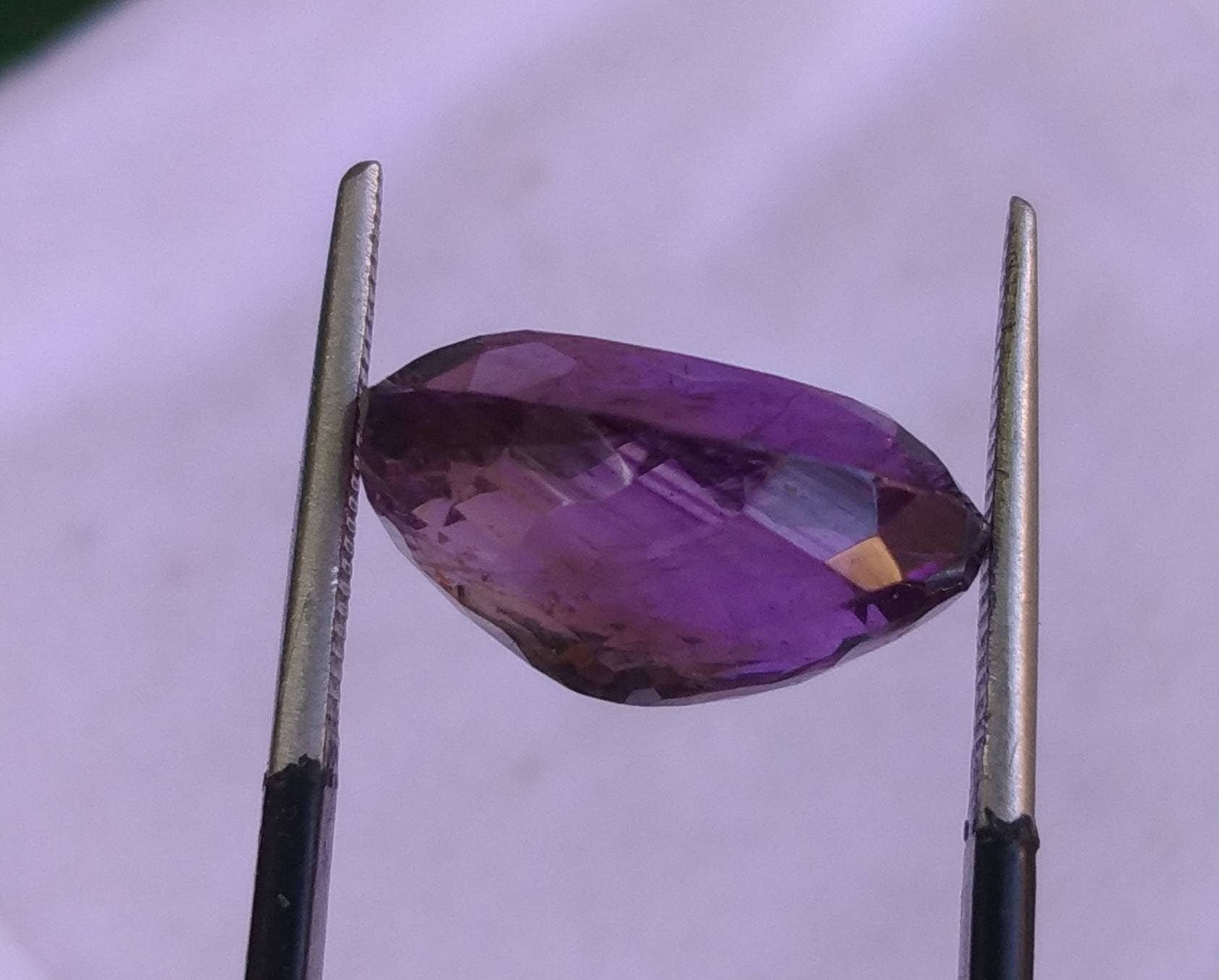 ARSAA GEMS AND MINERALSNatural fine quality beautiful 9.5 carats deep purple color oval shape faceted amethyst gem - Premium  from ARSAA GEMS AND MINERALS - Just $25.00! Shop now at ARSAA GEMS AND MINERALS