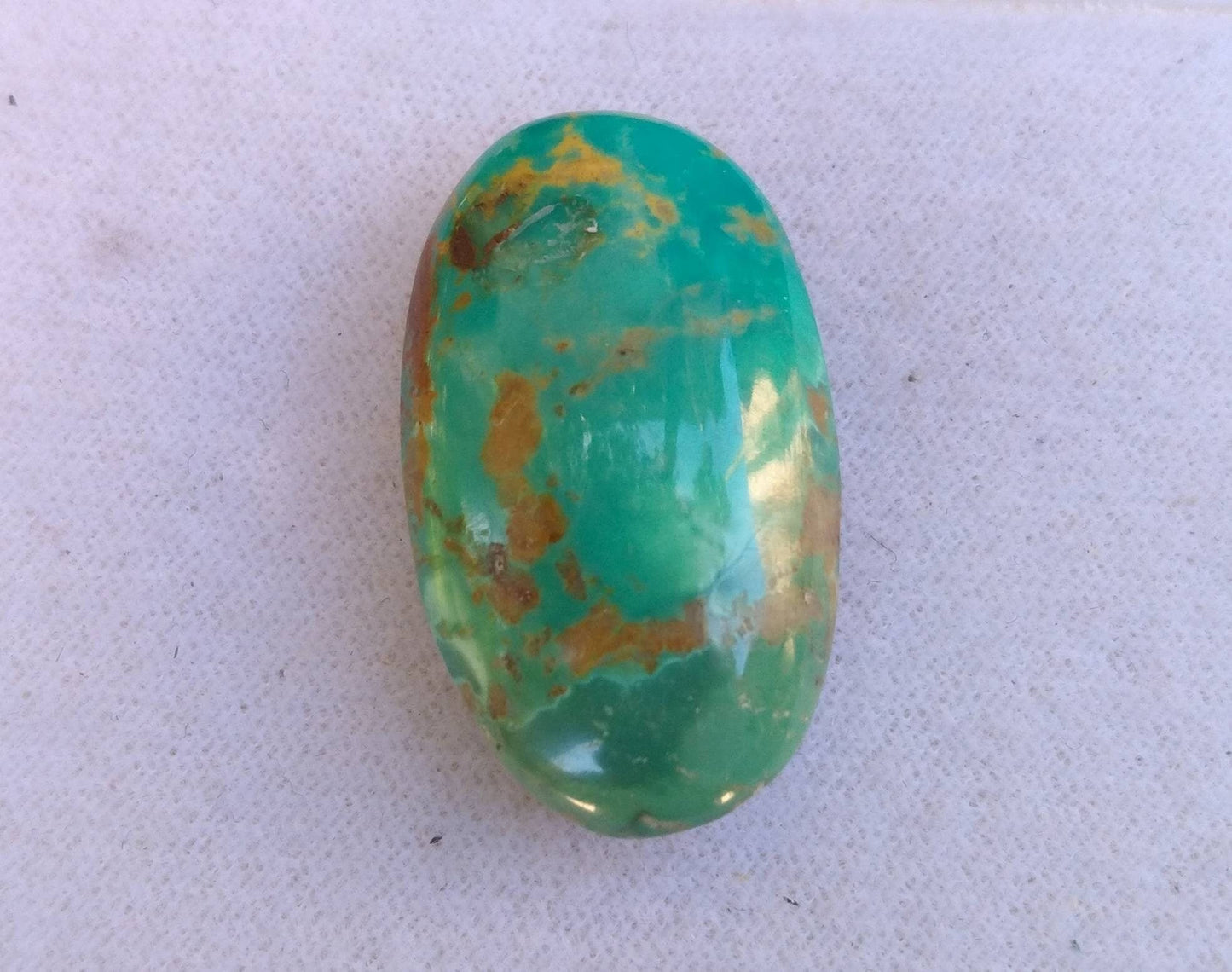 ARSAA GEMS AND MINERALSNatural fine quality beautiful 40 carats oval shape untreated unheated green turquoise cabochon - Premium  from ARSAA GEMS AND MINERALS - Just $40.00! Shop now at ARSAA GEMS AND MINERALS