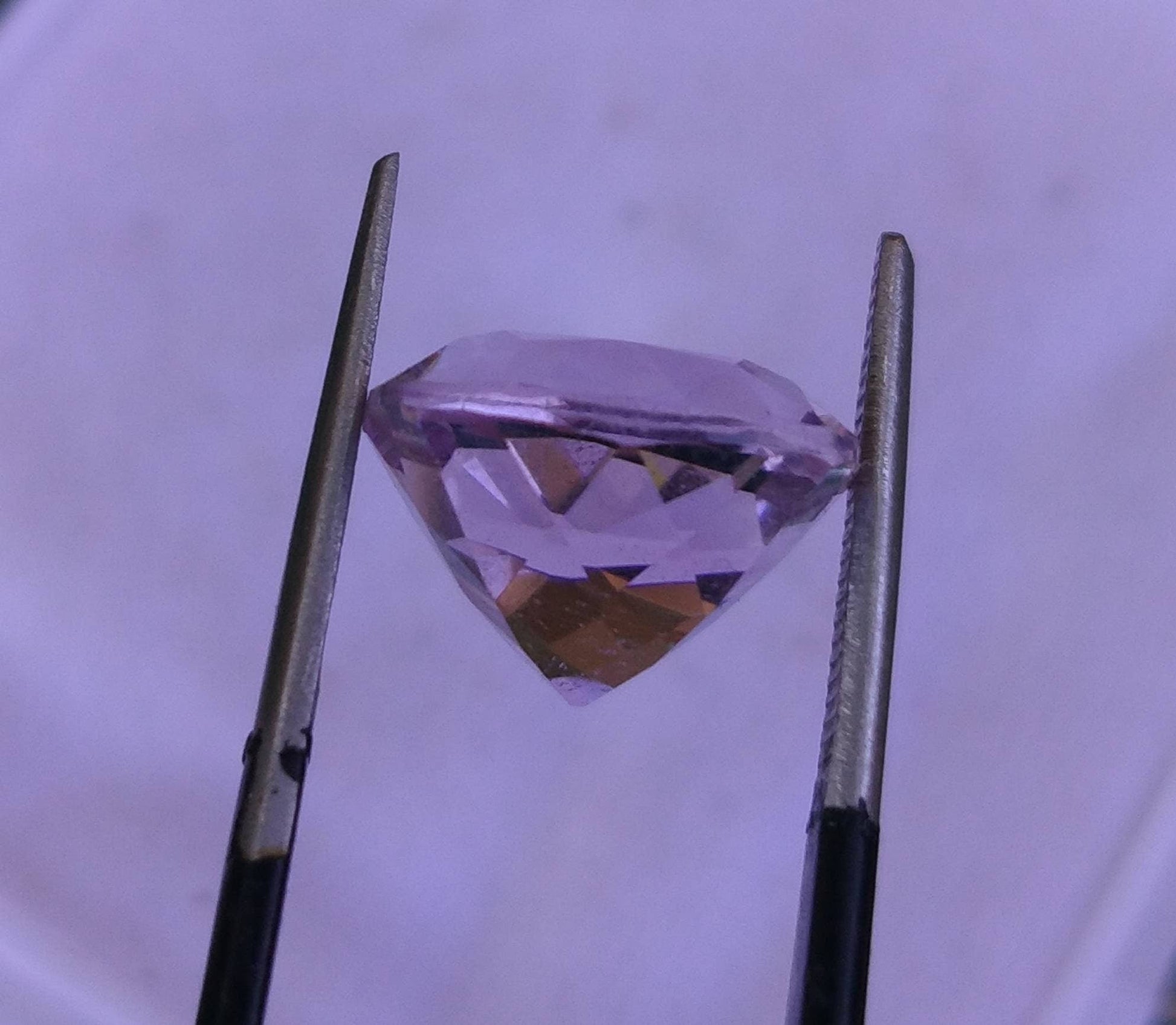 ARSAA GEMS AND MINERALSNatural good quality beautiful 7 carats antique cushion shape light purple VV clarity faceted amethyst gem - Premium  from ARSAA GEMS AND MINERALS - Just $20.00! Shop now at ARSAA GEMS AND MINERALS