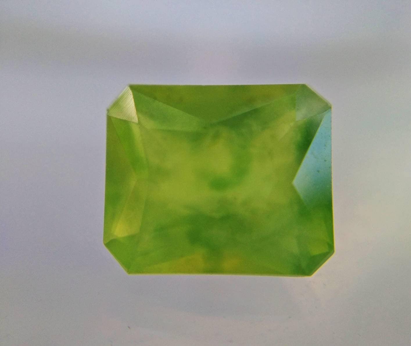 ARSAA GEMS AND MINERALSNatural top quality beautiful 4.5 carats radiant shape faceted green hydrograssular garnet gem - Premium  from ARSAA GEMS AND MINERALS - Just $12.00! Shop now at ARSAA GEMS AND MINERALS