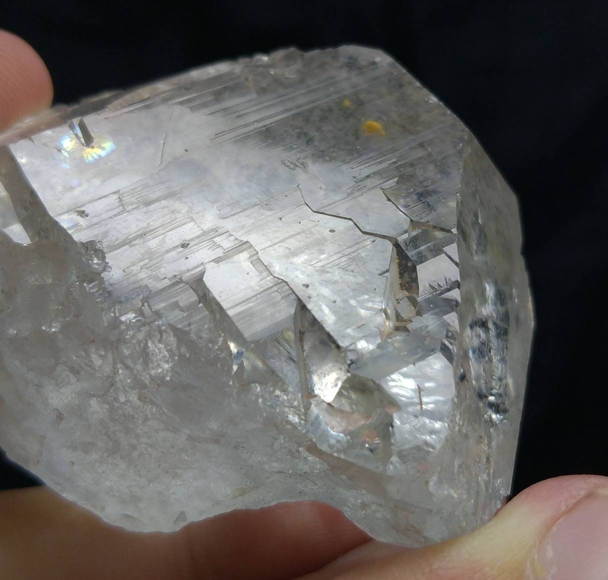 ARSAA GEMS AND MINERALSNatural top quality beautiful 85 grams Rare clear gwindel quartz crystal from a rare locality - Premium  from ARSAA GEMS AND MINERALS - Just $50.00! Shop now at ARSAA GEMS AND MINERALS