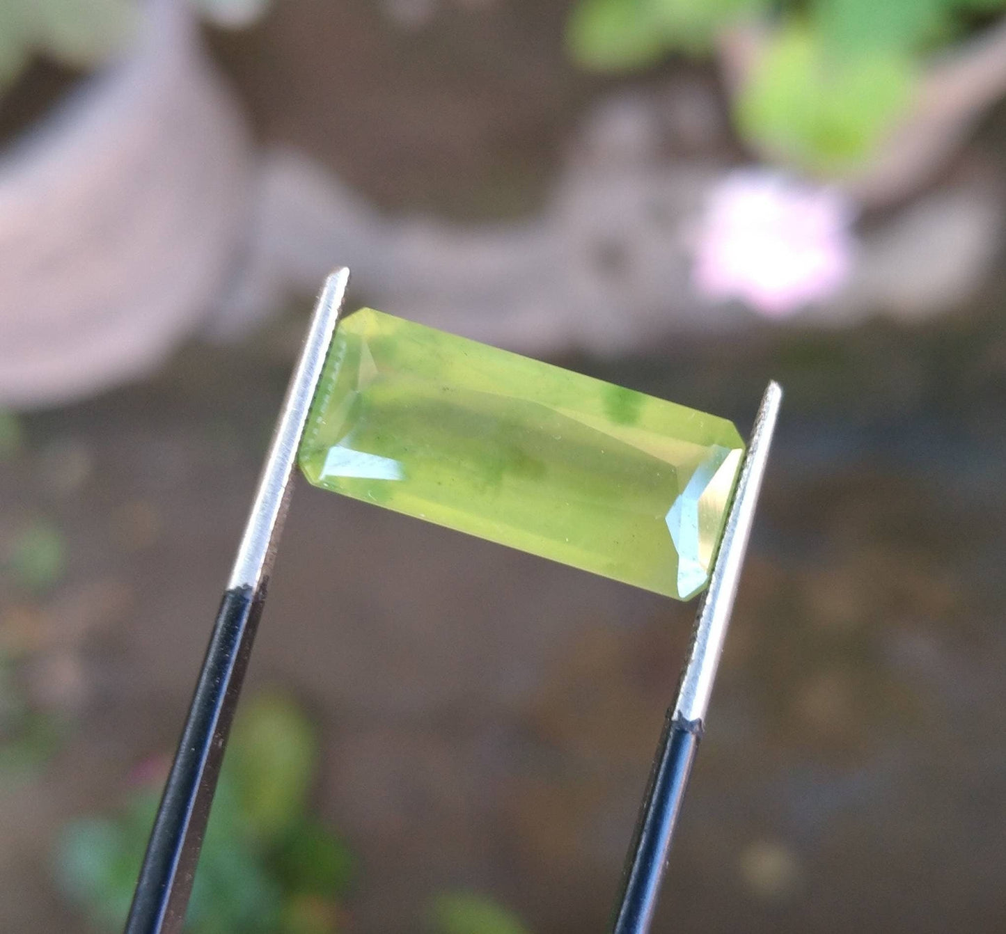 ARSAA GEMS AND MINERALSNatural top quality beautiful 9 carats radiant shape faceted green hydrograssular garnet gem - Premium  from ARSAA GEMS AND MINERALS - Just $25.00! Shop now at ARSAA GEMS AND MINERALS