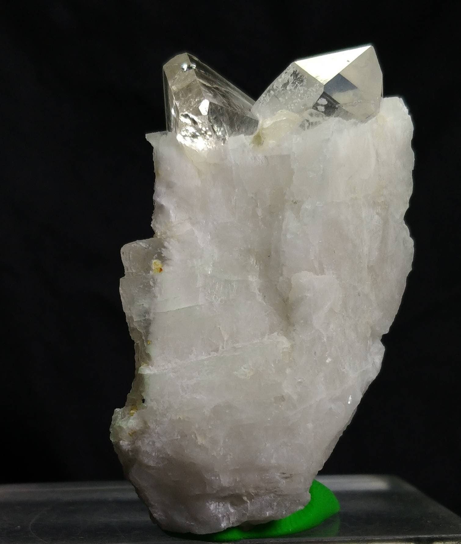 ARSAA GEMS AND MINERALSNatural fine quality aesthetic 68.8 grams beautiful combo of clear terminated quartz with clear terminated topaz on matrix with albite - Premium  from ARSAA GEMS AND MINERALS - Just $100.00! Shop now at ARSAA GEMS AND MINERALS