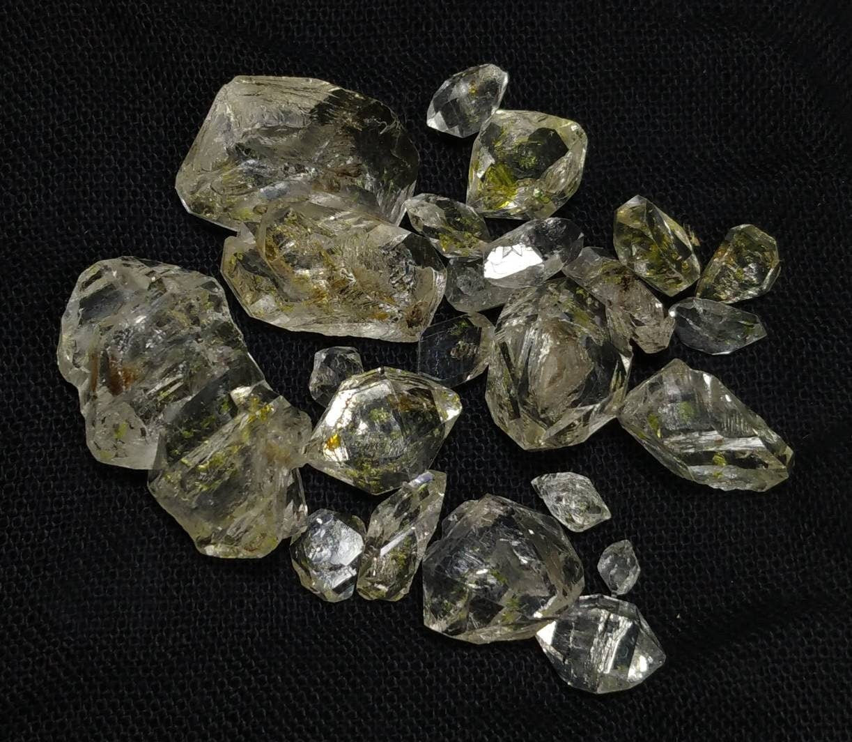 ARSAA GEMS AND MINERALSNatural top quality beautiful 25 grams small lot of double terminated petroleum Quartz crystals - Premium  from ARSAA GEMS AND MINERALS - Just $150.00! Shop now at ARSAA GEMS AND MINERALS