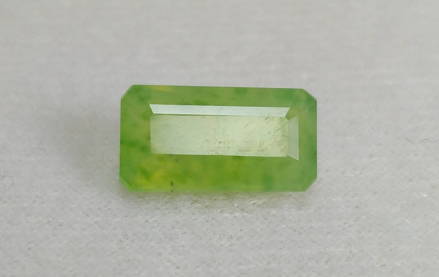 ARSAA GEMS AND MINERALSNatural top quality beautiful 5.5 carats green radiant cut shape Faceted hydrograssular garnet gem - Premium  from ARSAA GEMS AND MINERALS - Just $12.00! Shop now at ARSAA GEMS AND MINERALS