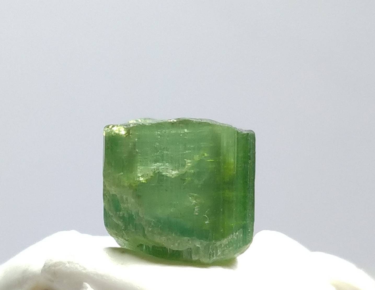 ARSAA GEMS AND MINERALSTop Quality beautiful natural 1.6 gram terminated green Tourmaline crystal - Premium  from ARSAA GEMS AND MINERALS - Just $15.00! Shop now at ARSAA GEMS AND MINERALS