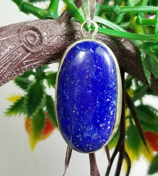 ARSAA GEMS AND MINERALSNatural good quality lapis lazuli silver pendant - Premium  from ARSAA GEMS AND MINERALS - Just $15.00! Shop now at ARSAA GEMS AND MINERALS