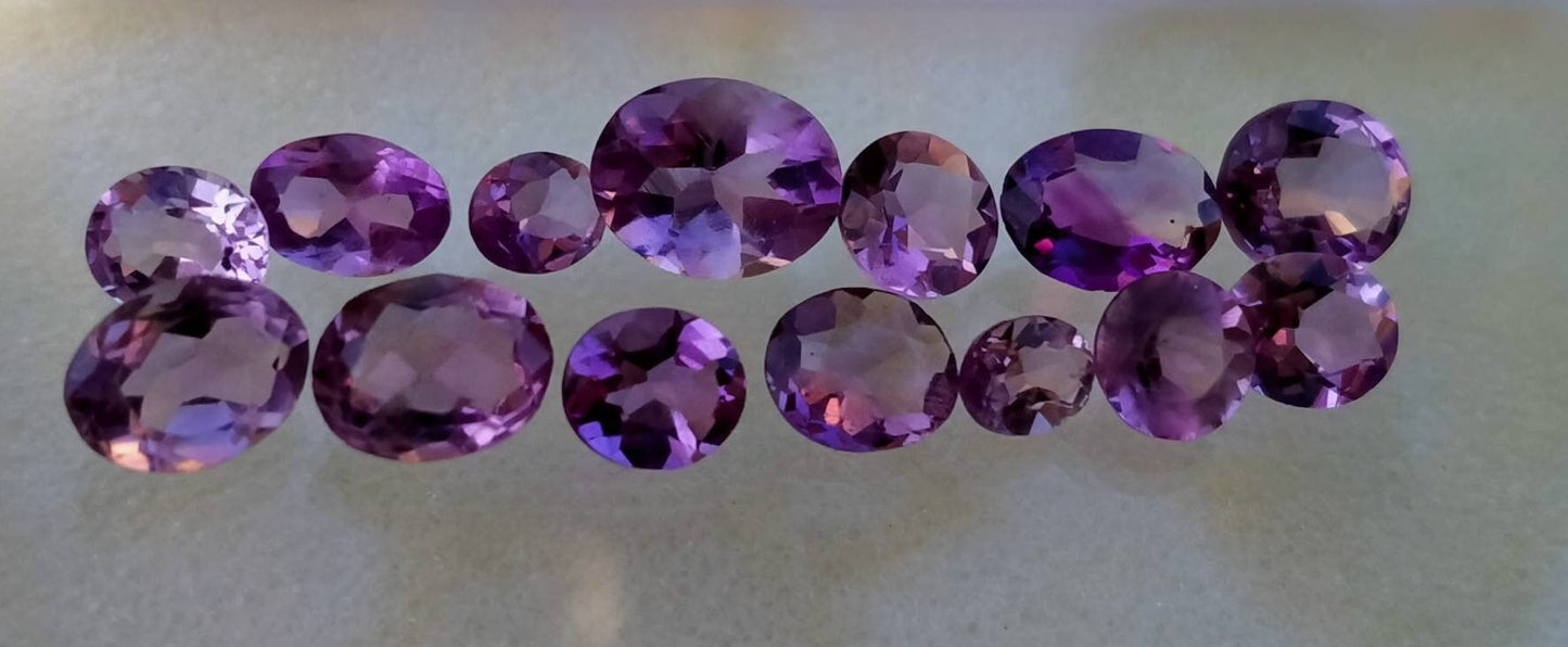 ARSAA GEMS AND MINERALSNatural top quality beautiful 12 carats Faceted calibrated amythest gems - Premium  from ARSAA GEMS AND MINERALS - Just $36.00! Shop now at ARSAA GEMS AND MINERALS