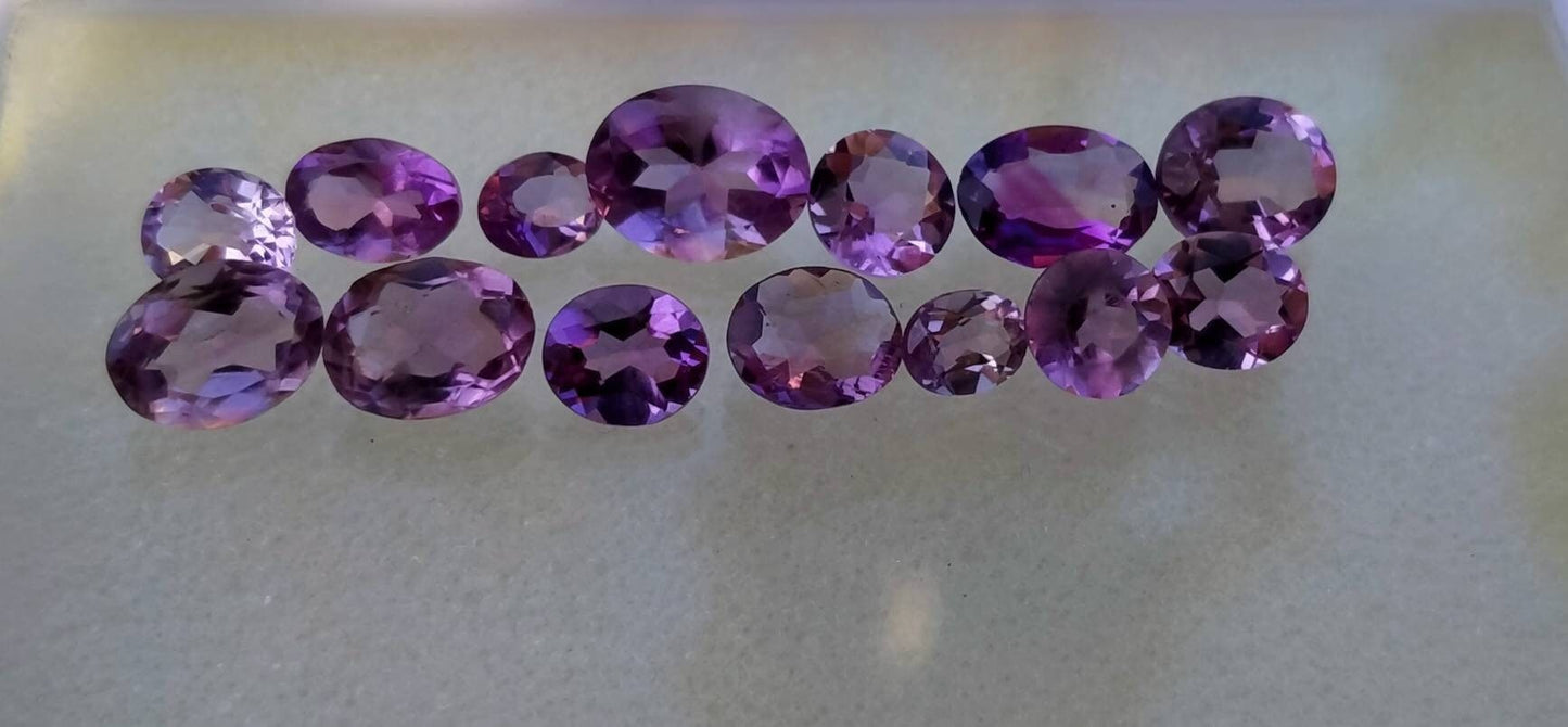 ARSAA GEMS AND MINERALSNatural top quality beautiful 12 carats Faceted calibrated amythest gems - Premium  from ARSAA GEMS AND MINERALS - Just $36.00! Shop now at ARSAA GEMS AND MINERALS